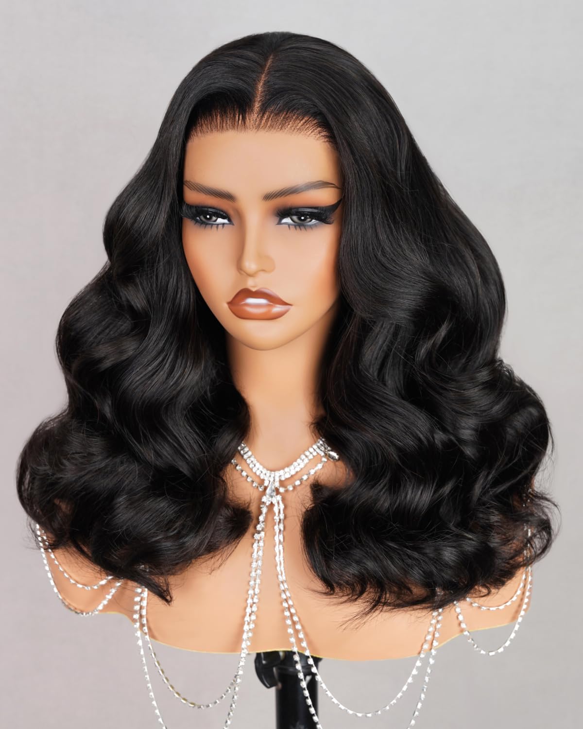 MEGALOOK 12A Salon-Quality 5×6 Ready to Go Glueless Wigs Human Hair Pre Plucked...