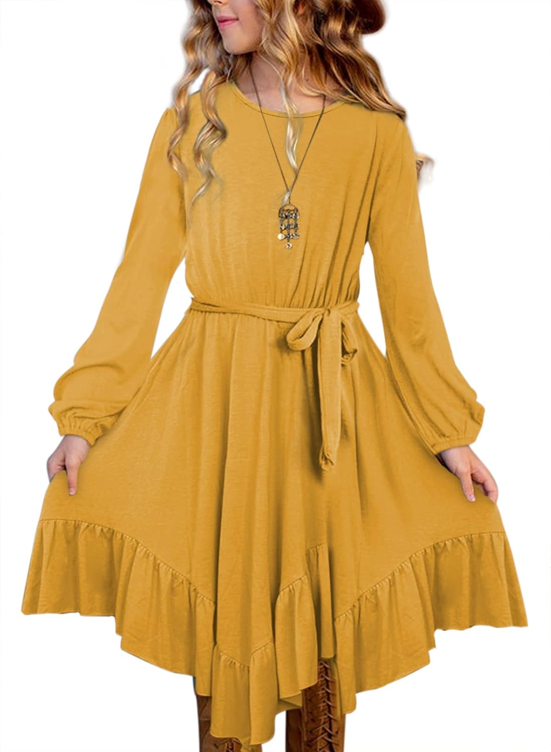 Blibean Tween Girl Fashion Dress, Special Swing Dress for Boho Style, Affordable...