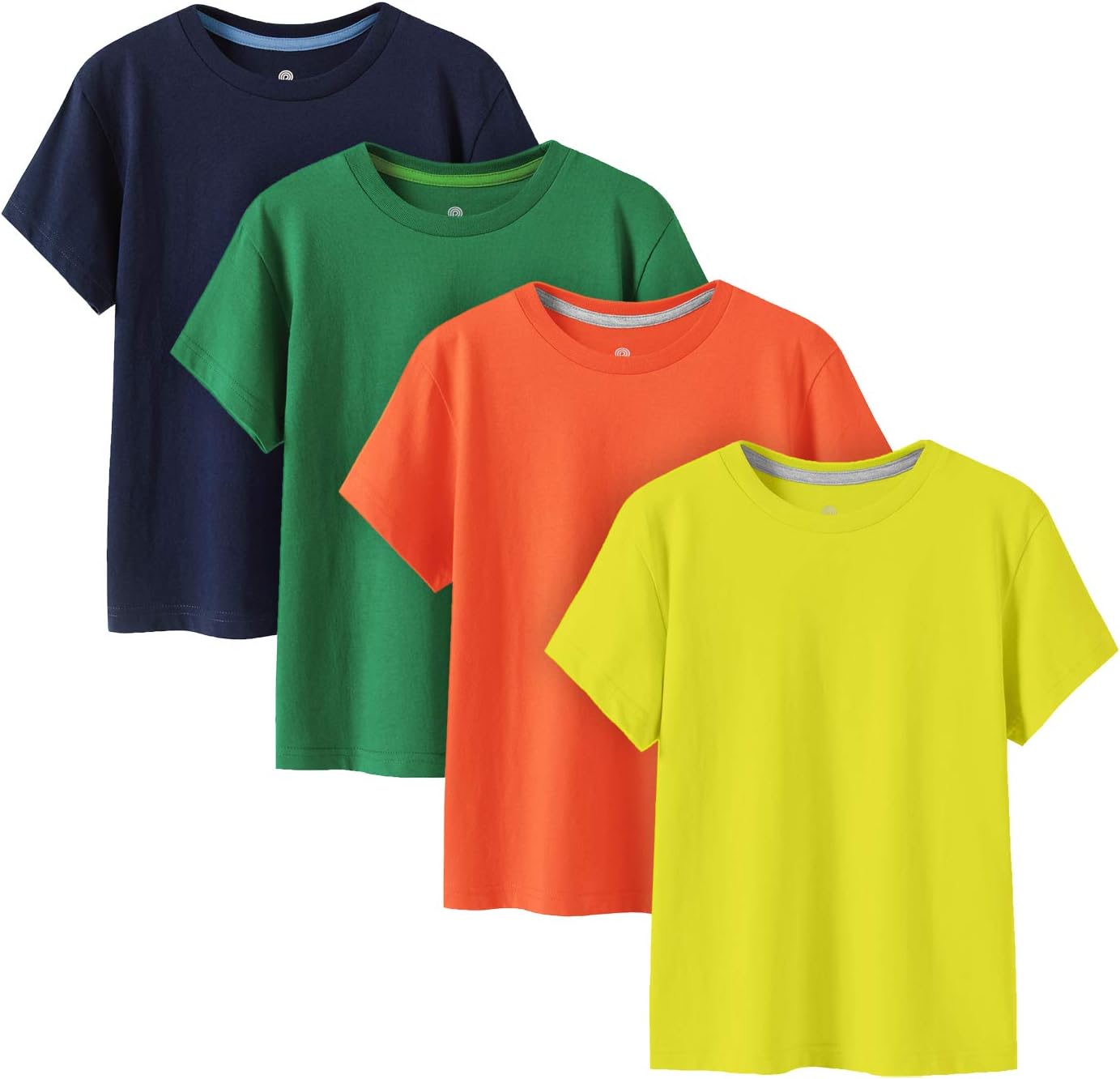 LAPASA Kids T-Shirts, Special 100% Cotton Plain Top Tees for Boys, Affordable Sh...