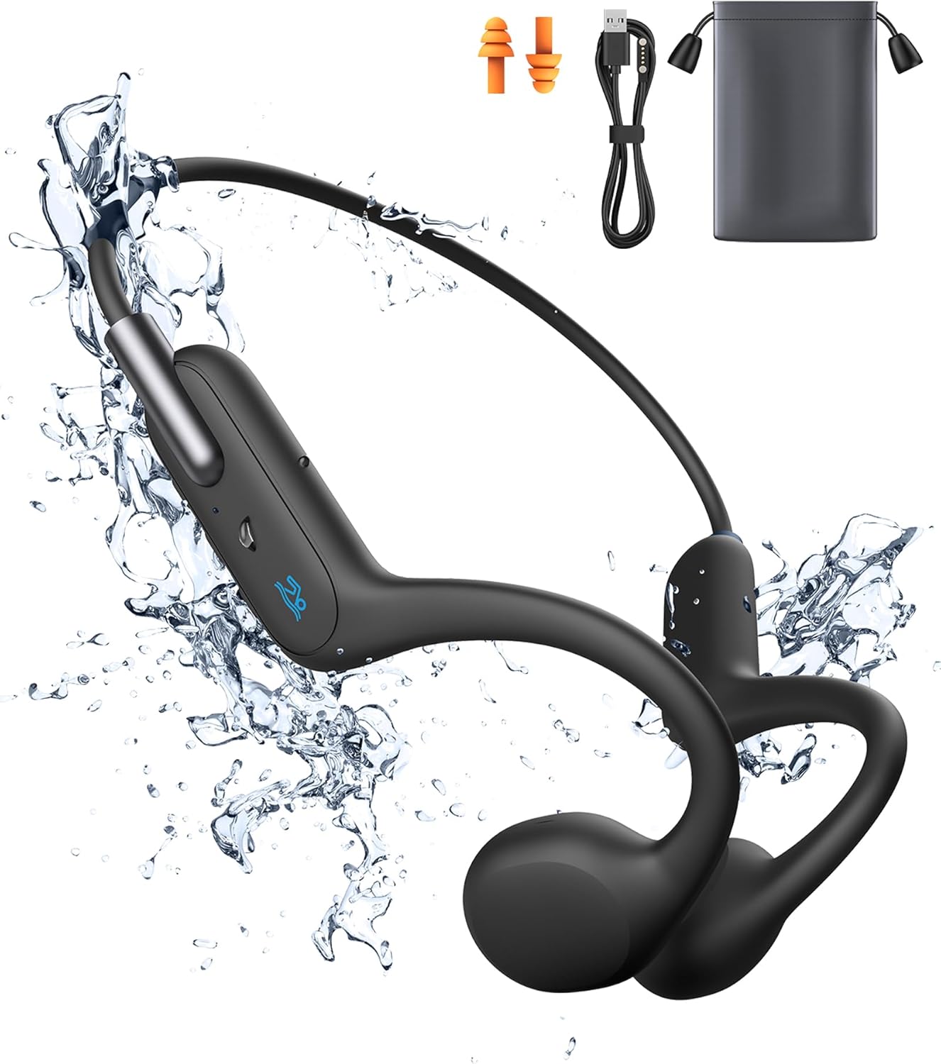 Audio Experience Bone Conduction Headphones, Wireless Open-Ear Headphones with N...