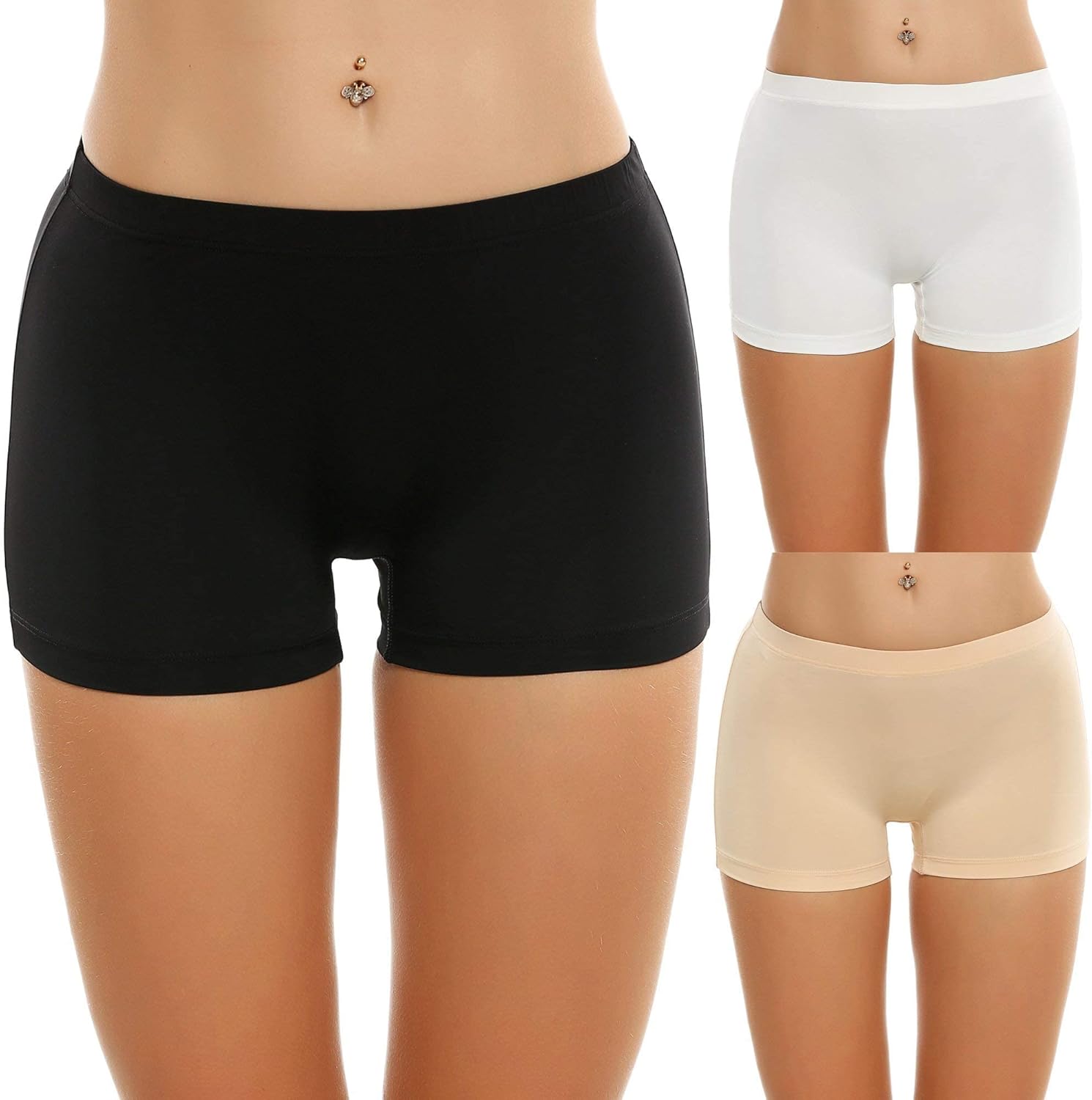 Ekouaer Boyshort Panties, Special Women's Soft Underwear Briefs, Innovative Invi...