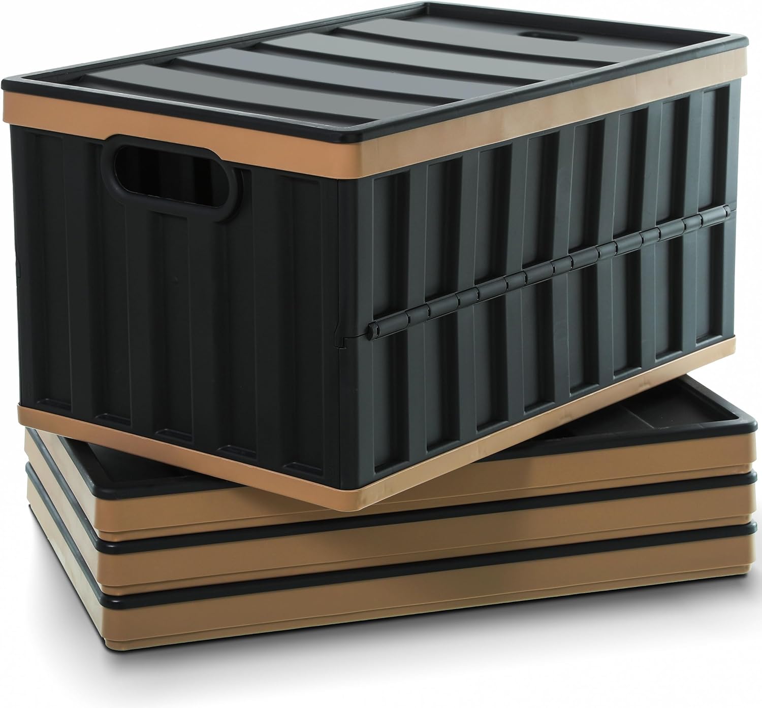 Citylife 64L Collapsible Storage Bins, Special Plastic Storage Containers for Or...