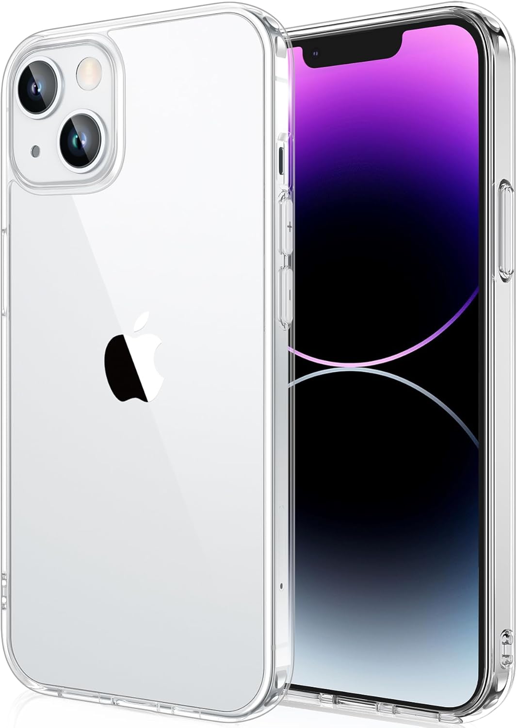 GeeEase iPhone 14 Case - Crystal Clear & Anti-Yellowing - Mil-Grade Shockproof P...