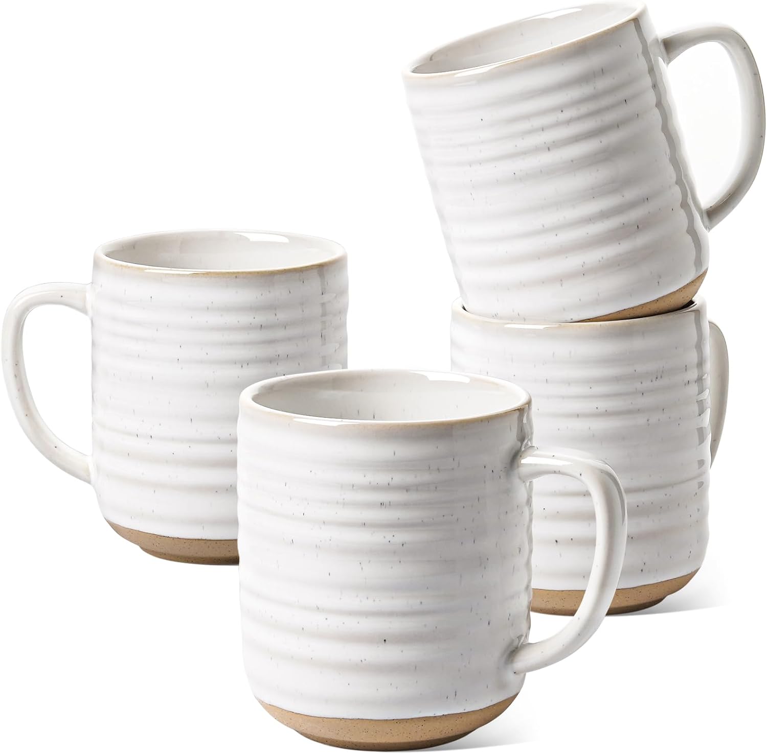 LE TAUCI Coffee Mugs 12 oz, Ceramic Mug Set, Housewarming Wedding Present, Coffe...