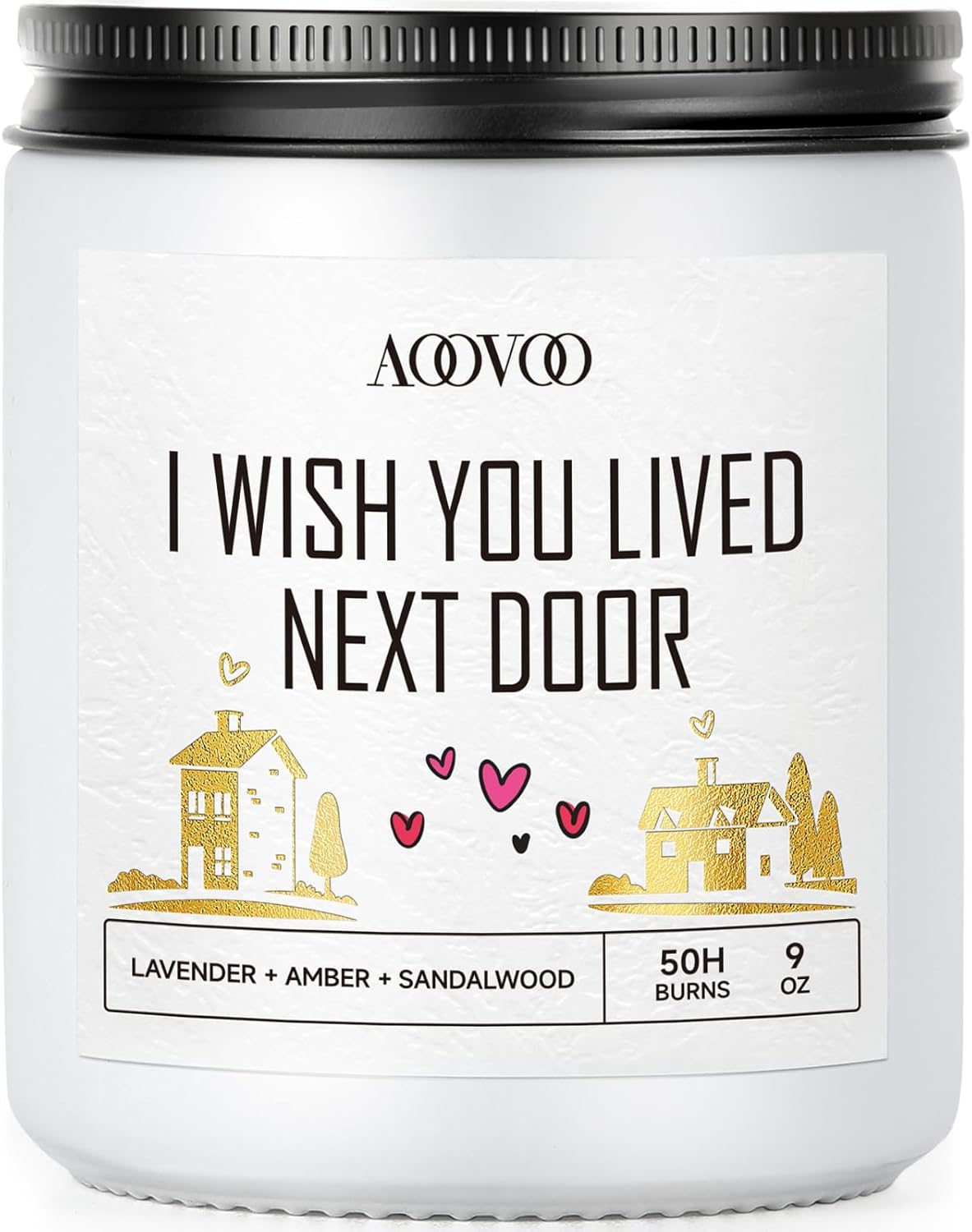AOOVOO Candle, Special 9oz Soy Wax Scented Candles, Innovative I Wish You Lived...