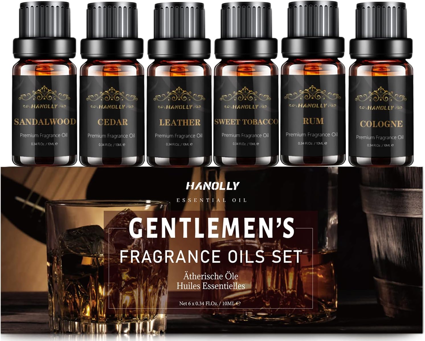A-Men Essential Oils Set, Special Aromatherapy Essential Oils Kit for Diffuser,...