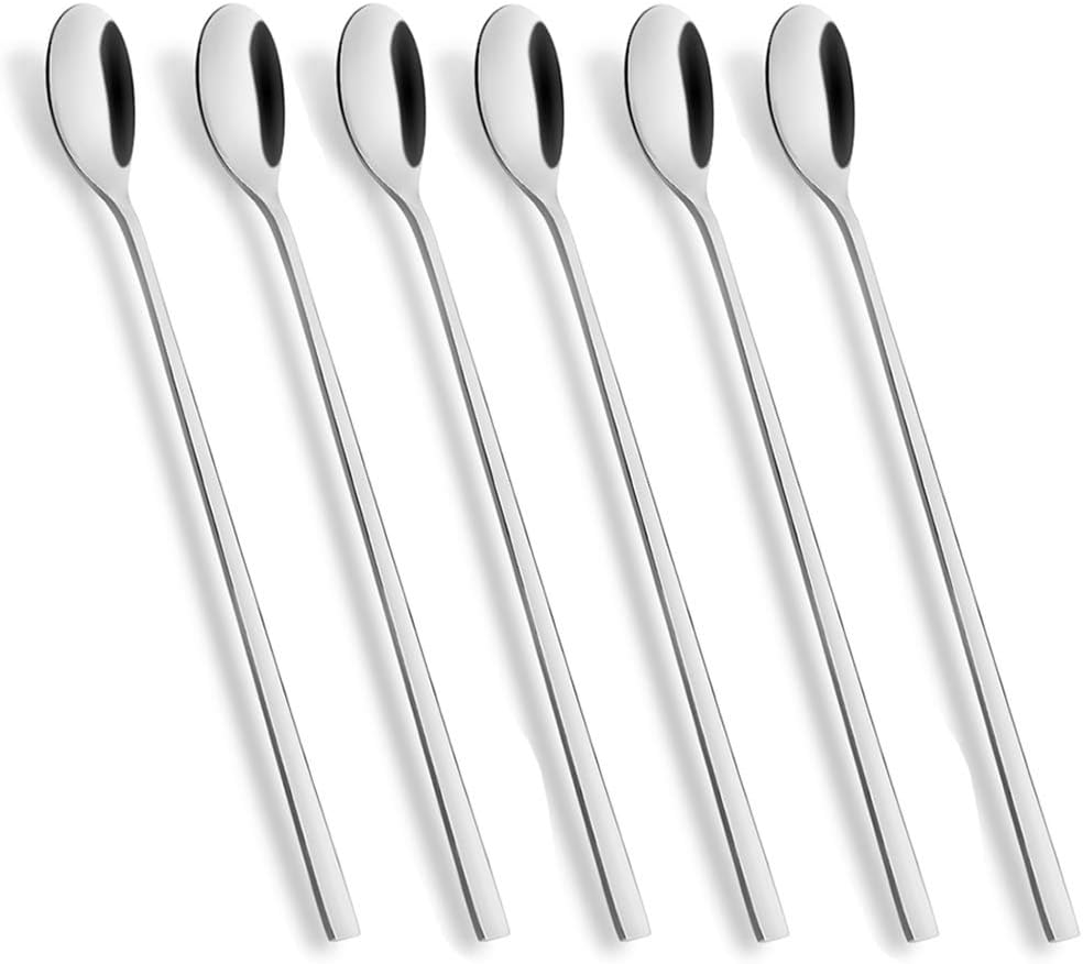 AOOSY Long Handle Spoon, Coffee Stirrers, 9-inch Ice Tea Spoon,Premium 18/10 Sta...