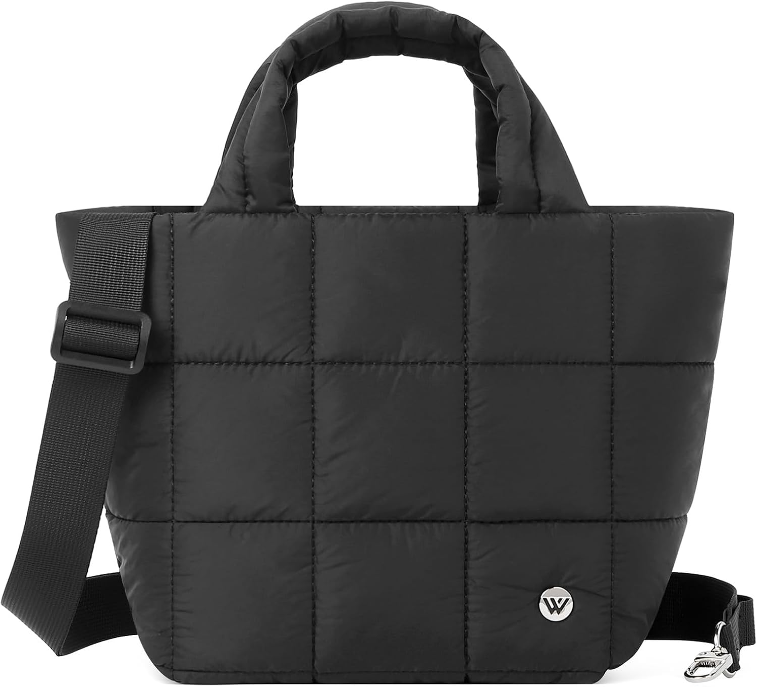 WESTBRONCO Small Puffer Bag Quilted Crossbody Bags for Women Puffy Purse Nylon S...