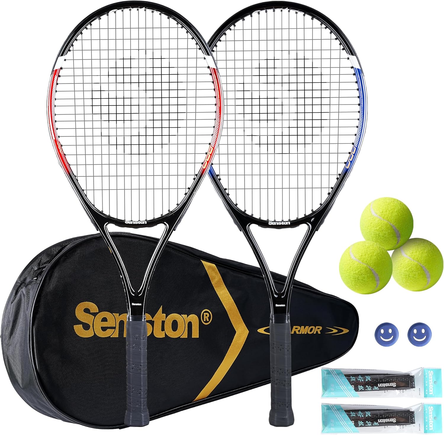 Senston Tennis Rackets, Innovative Tennis Rackets for Adults 27 inch, High-Quali...