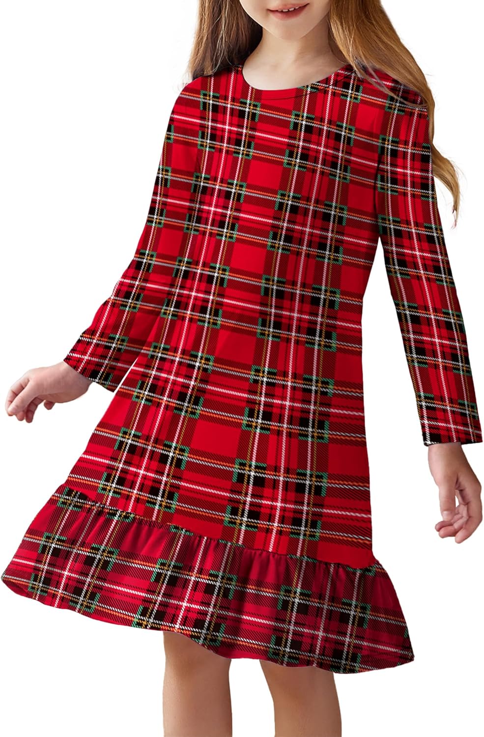 Stylish Arshiner Girls' Sleepwear, Charming Long Sleeve Nightgown for 5-6 Years,...