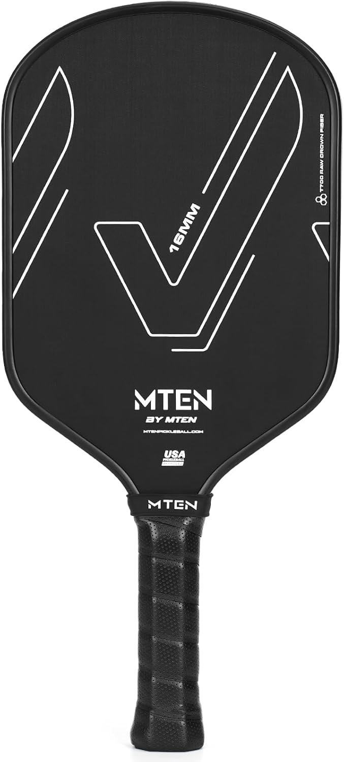 Pickleball Paddles, Raw Carbon Fiber Pickleball Paddle, USAPA Approved T700 Pick...