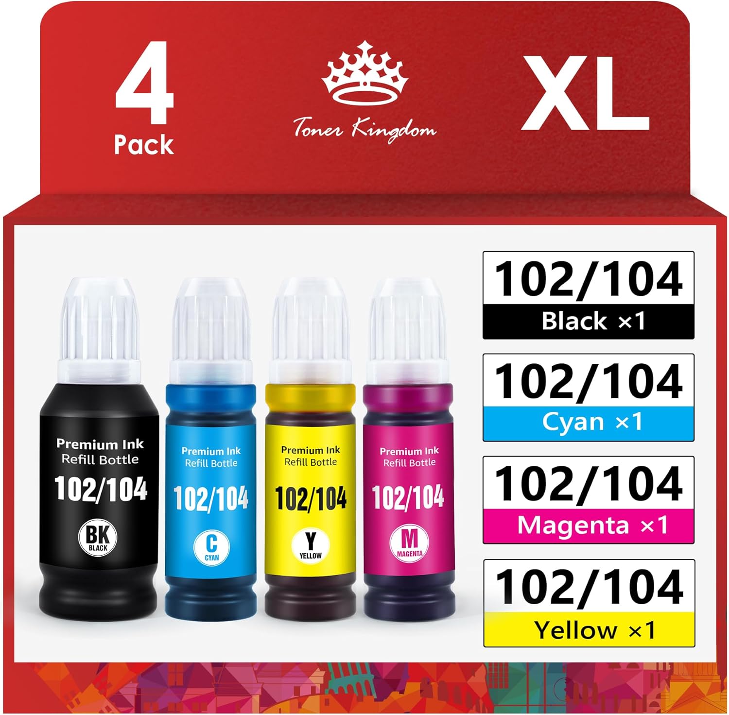 Toner Kingdom 102 104, Special Multipack Compatibl...