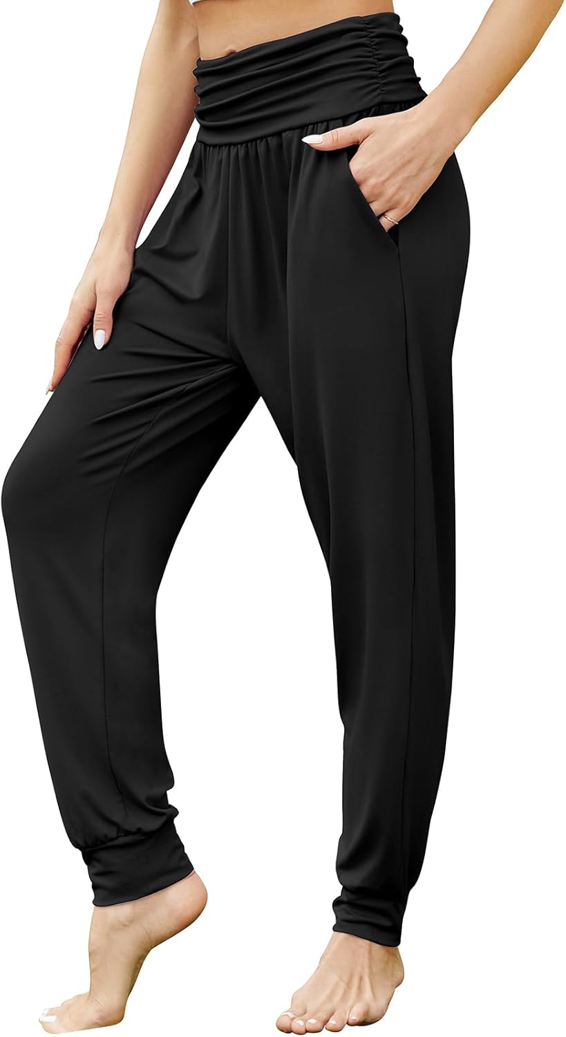 Gracyoga Women's Yoga Joggers Pants Casual Loose Workout Sweatpants Comfy Lounge...