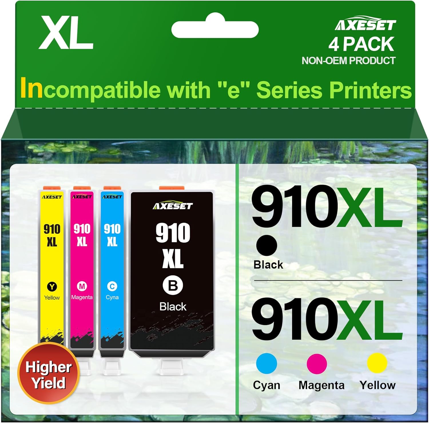 910 XL Ink for HP 910XL Ink Cartridges Combo Pack, 910XL Ink Cartridges for HP P...