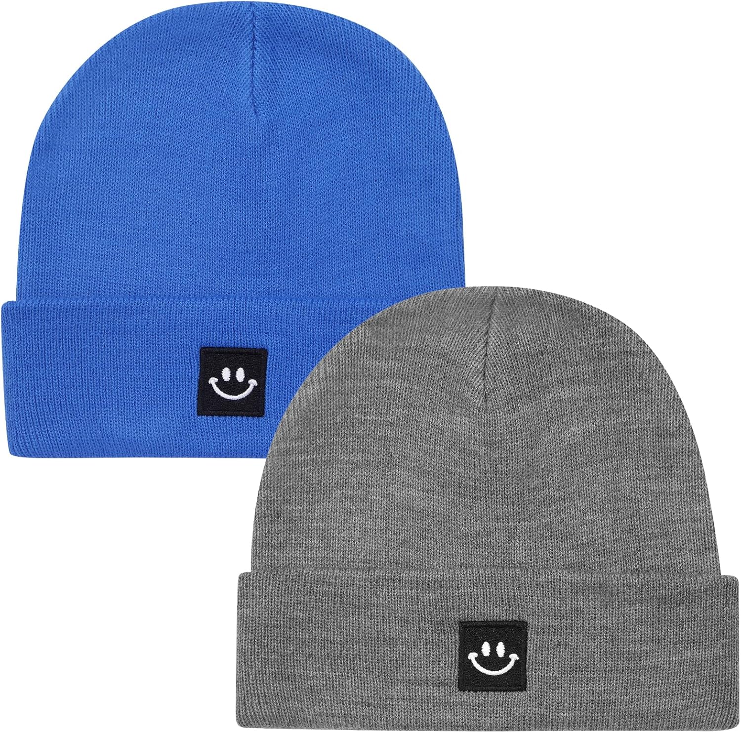 Paladoo 2Pack Baby Beanie, Special Knit Toddler Hat for Girls Boys 0-8 Years, Af...