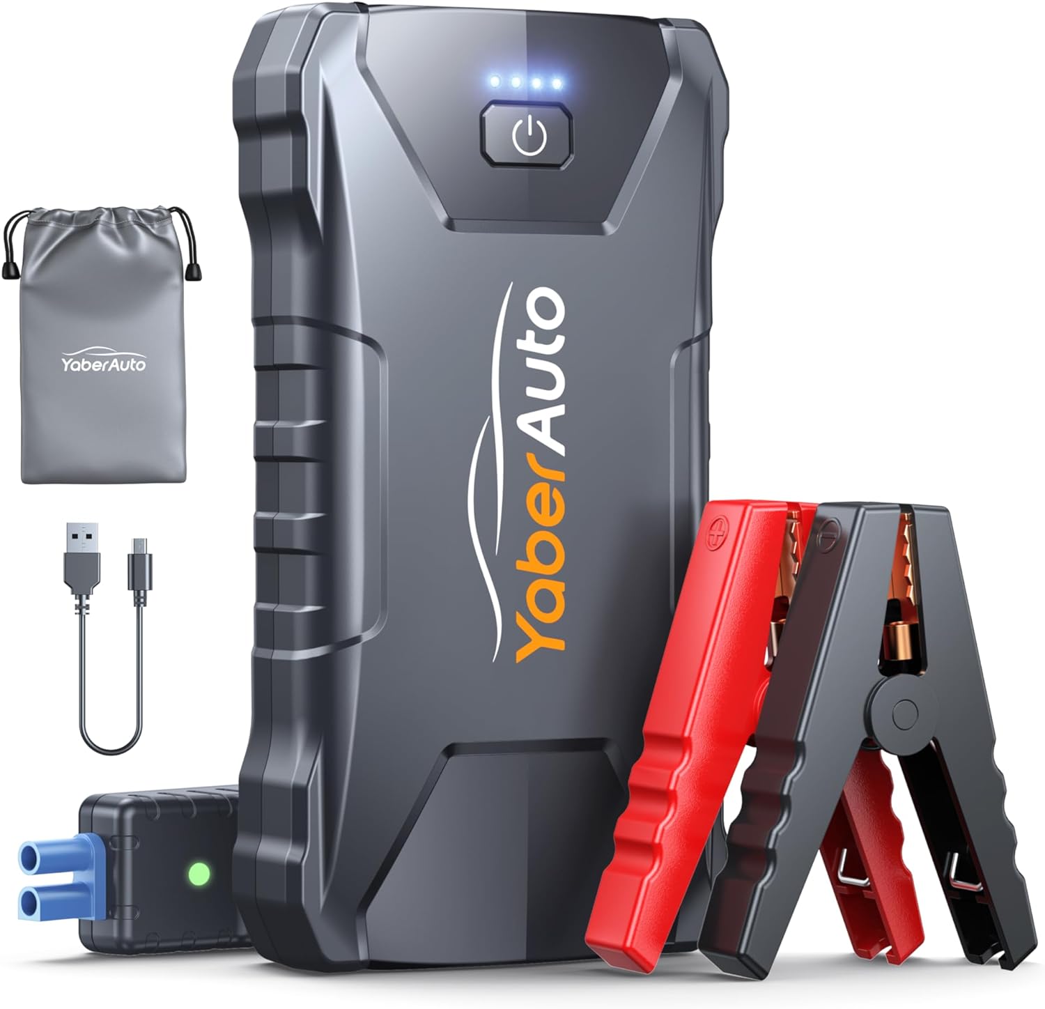 YaberAuto Car Battery Jump Starter 3000A Jump Box (7.0L Gas/5.5L Diesel) Portabl...