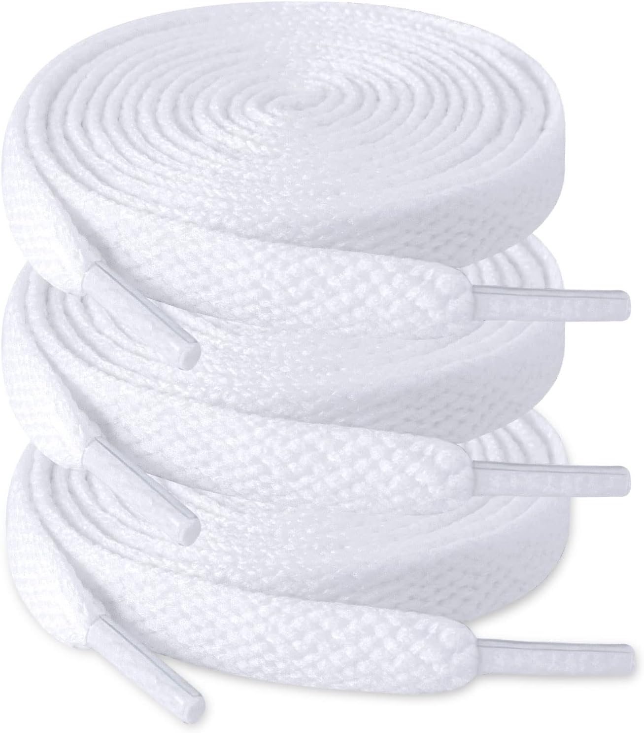 ZHENTOR 3 Pair Flat Shoe Laces for Sneakers, Shoelaces for Sneakers Athletic Run...