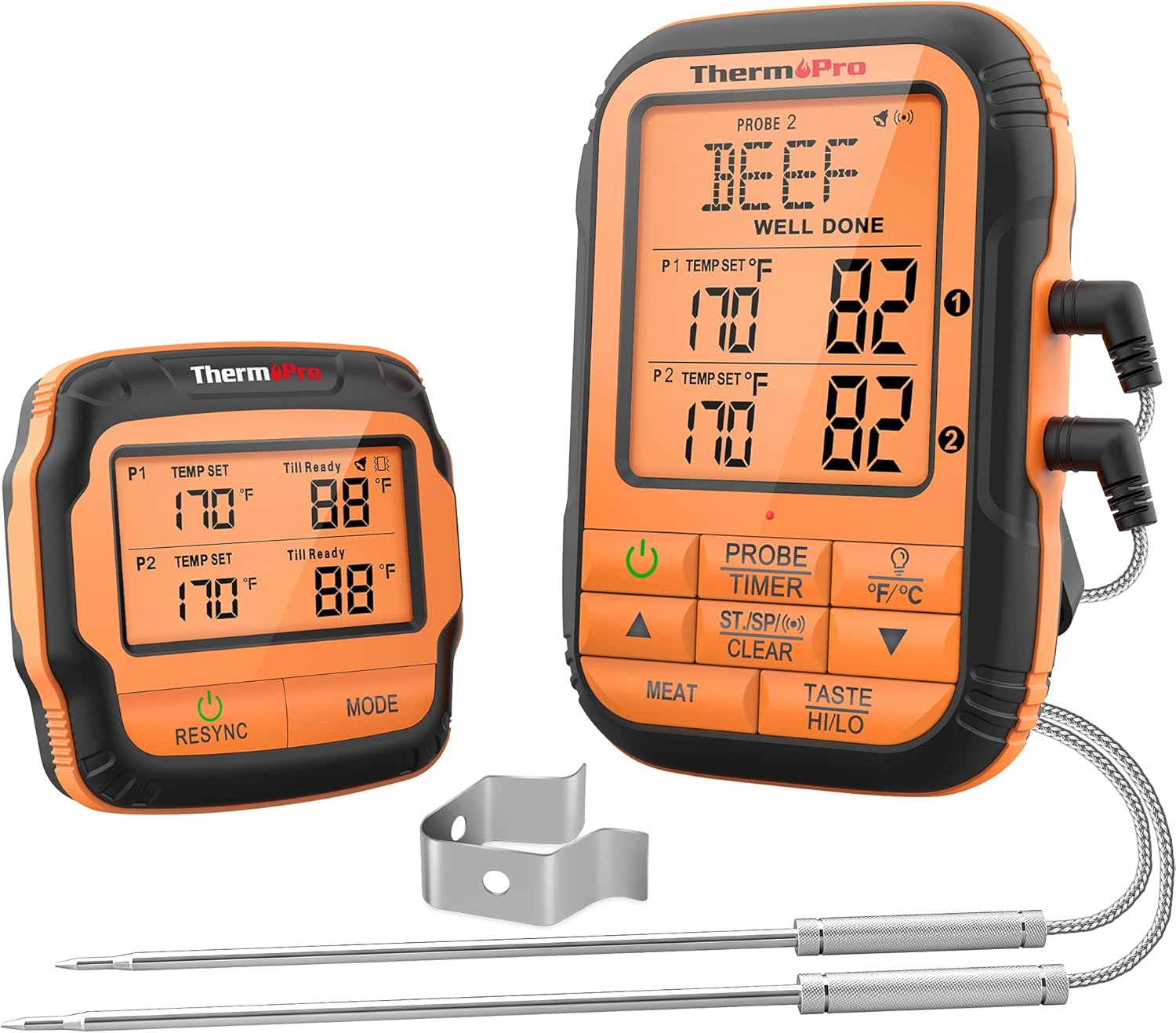 ThermoPro Meat Thermometer Wireless TP28 with Dual...