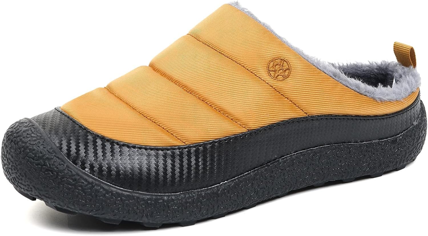 Gaatpot Mens Womens Winter Slippers Fur Lined Warm Non-Slip Indoor Outdoor House...
