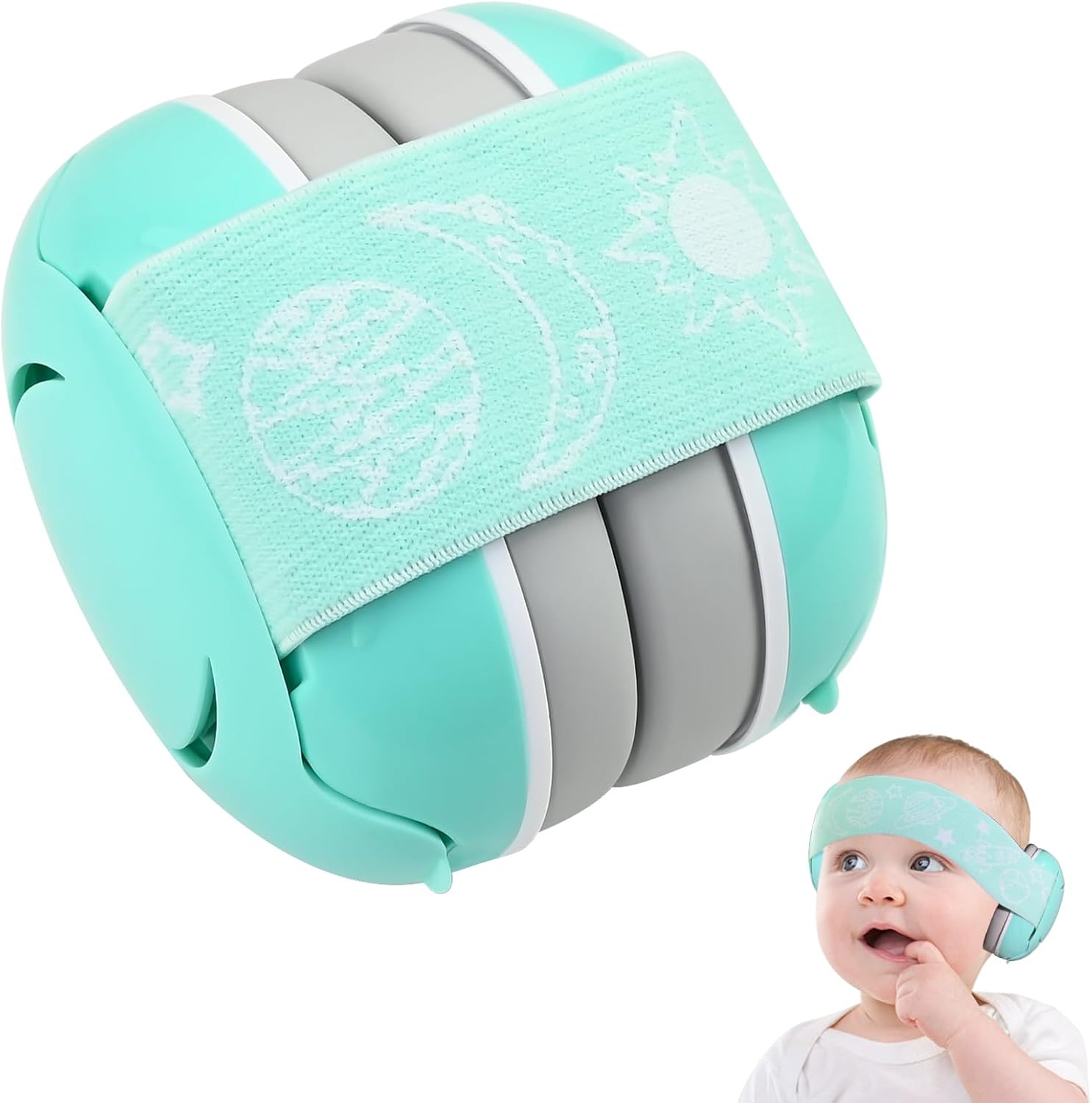 twirush Baby Ear Defenders, Baby Noise Cancelling Headphones Protectors Ear Defe...