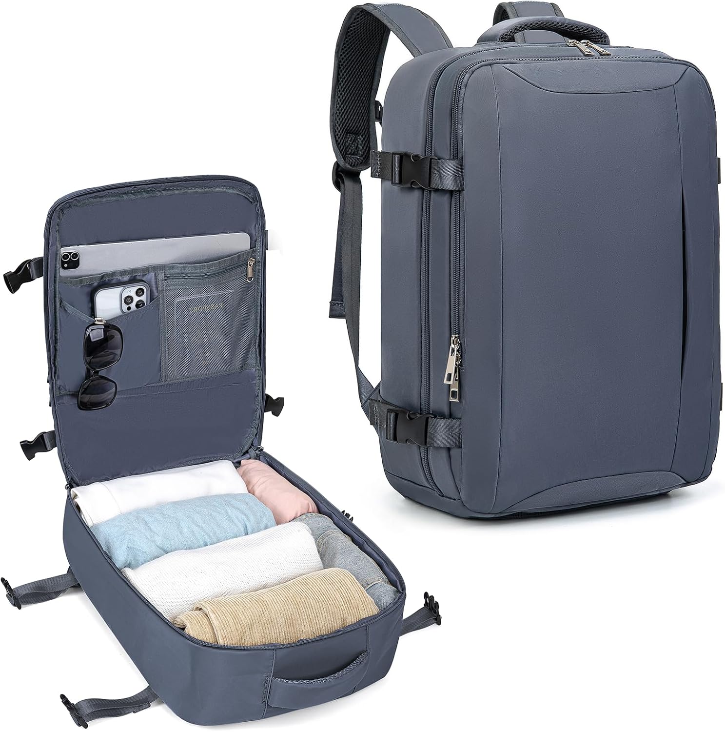VMIKIV for Easyjet Cabin Bag 45x36x20 with New Easyjet Travel Backpack Cabin Siz...