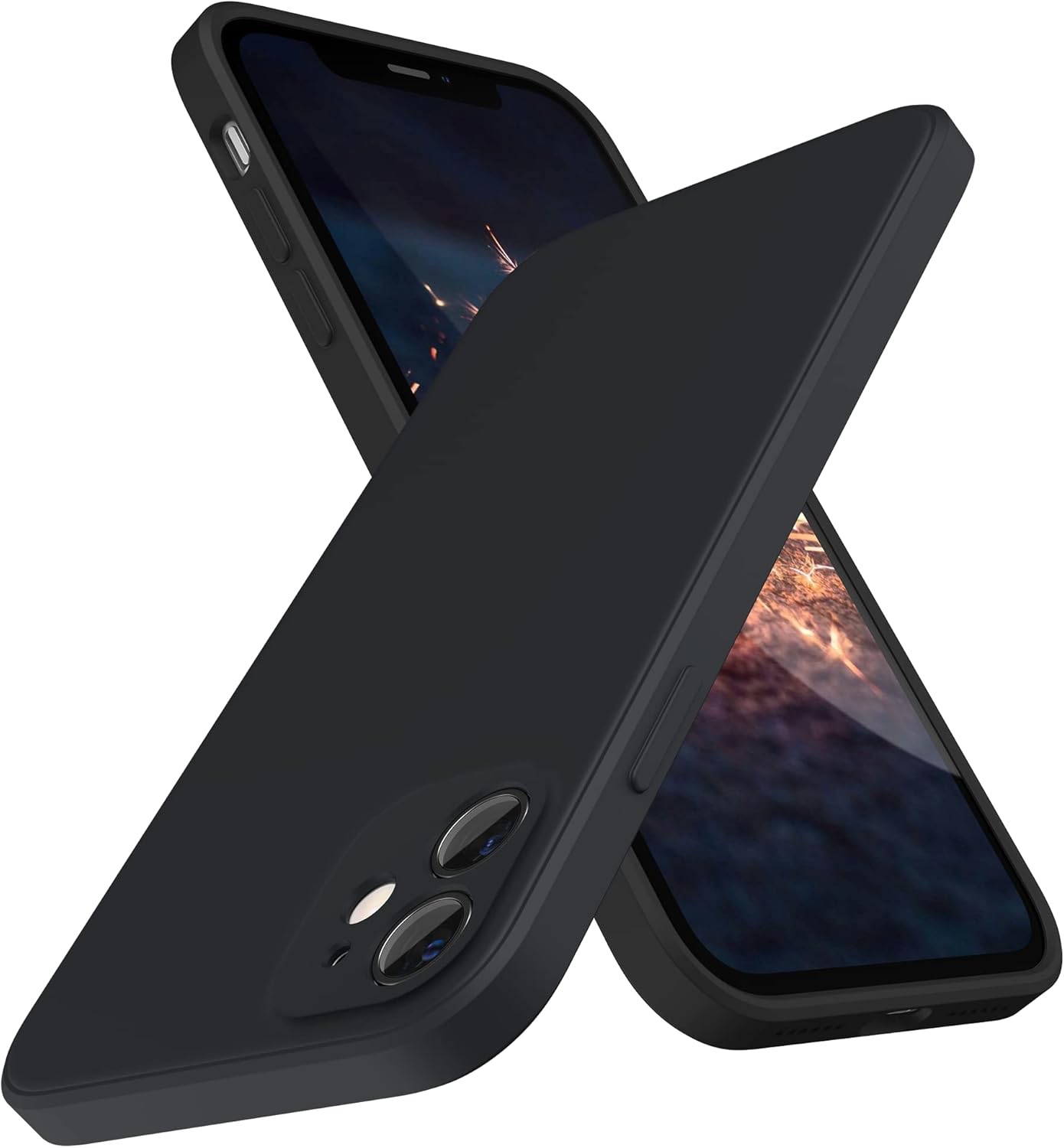 SURPHY Square Silicone Case, Special Liquid Silicone Slim Fit Case for iPhone 11...