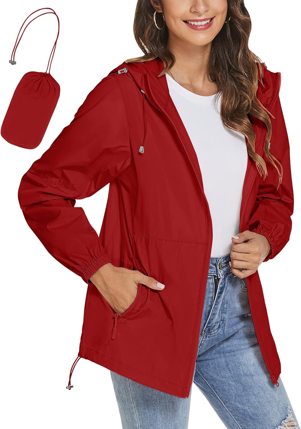 TCOT Womens Rain Jackets, Special Waterproof Windbreaker Jackets, Lightweight Ra...