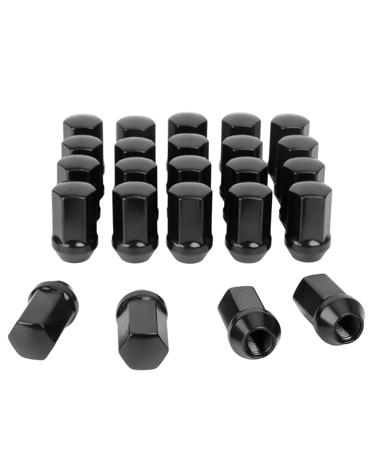 M14x1.5 Lug Nuts Replacement for 1999-2017 Chevy Silverado 1500, 2012-2022 Ram 1...