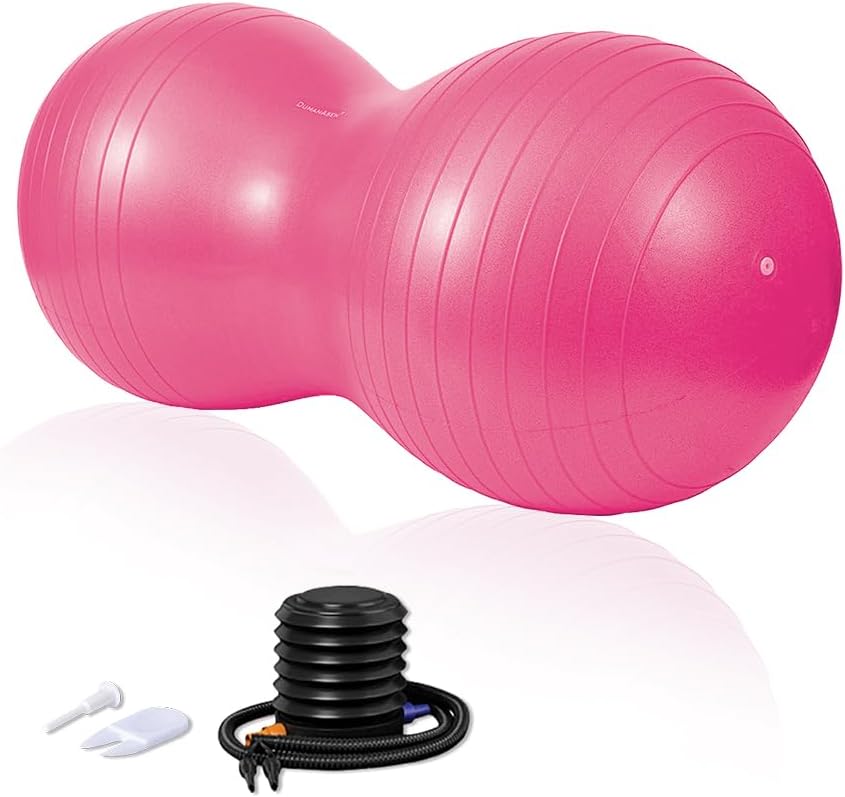 DumanAsen Exercise Ball with Pump, Peanut ball, fitness ball, Ball for Yoga, Pil...