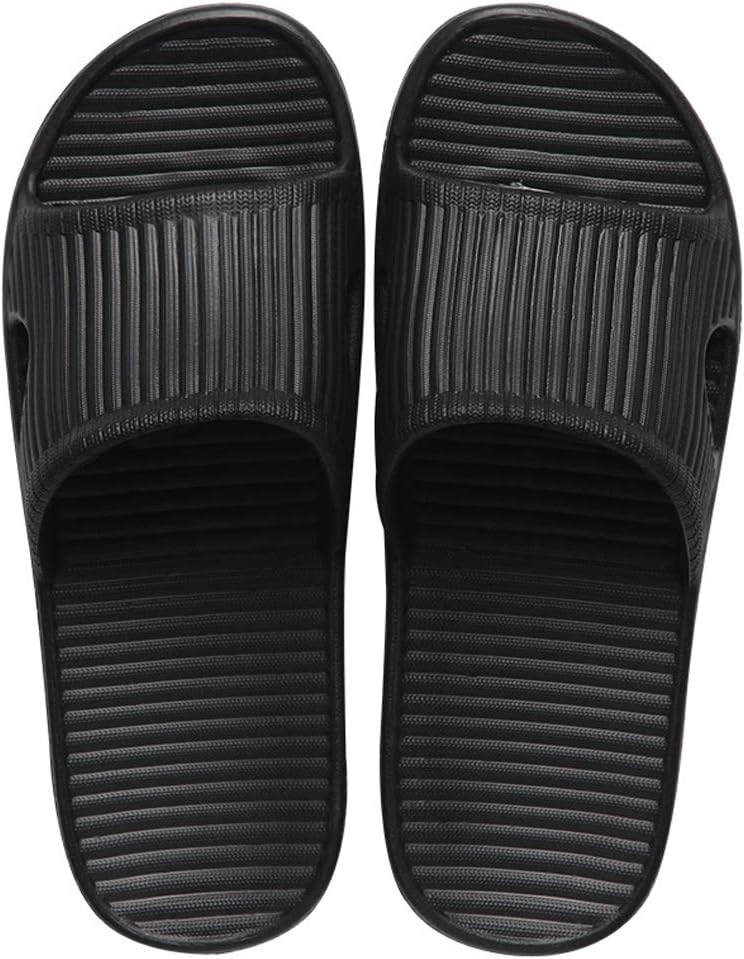 JoWebb Unisex Slip On Slippers for Women/Men Non-Slip Light Weight Flat Slide Sa...