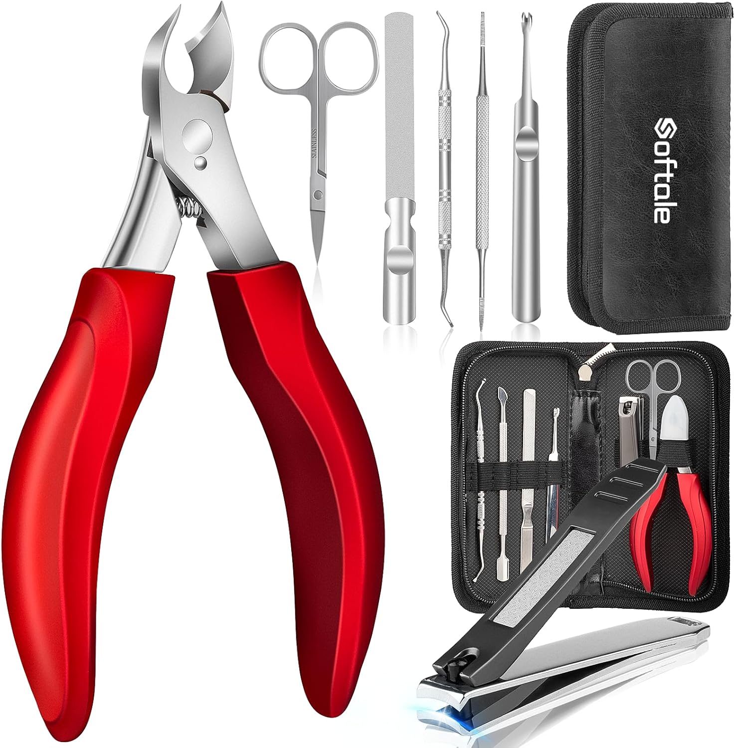 Softale Toenail Clippers, Special Large Nail Clippers for Thick Nails, Professio...