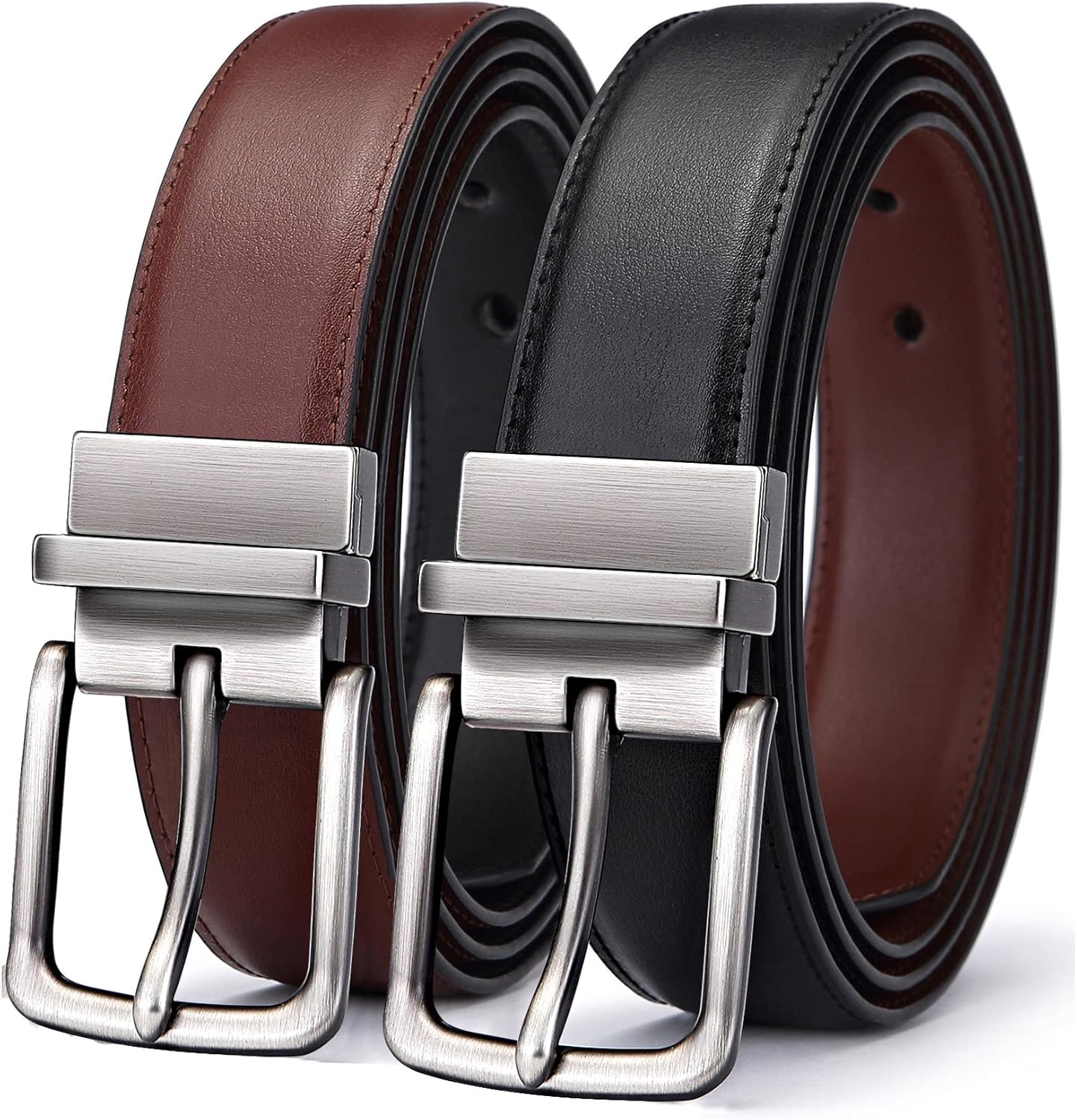 BULLIANT Men's Belt, Unique Reversible Belt for Men's Golf Dress Pants Shirts, A...