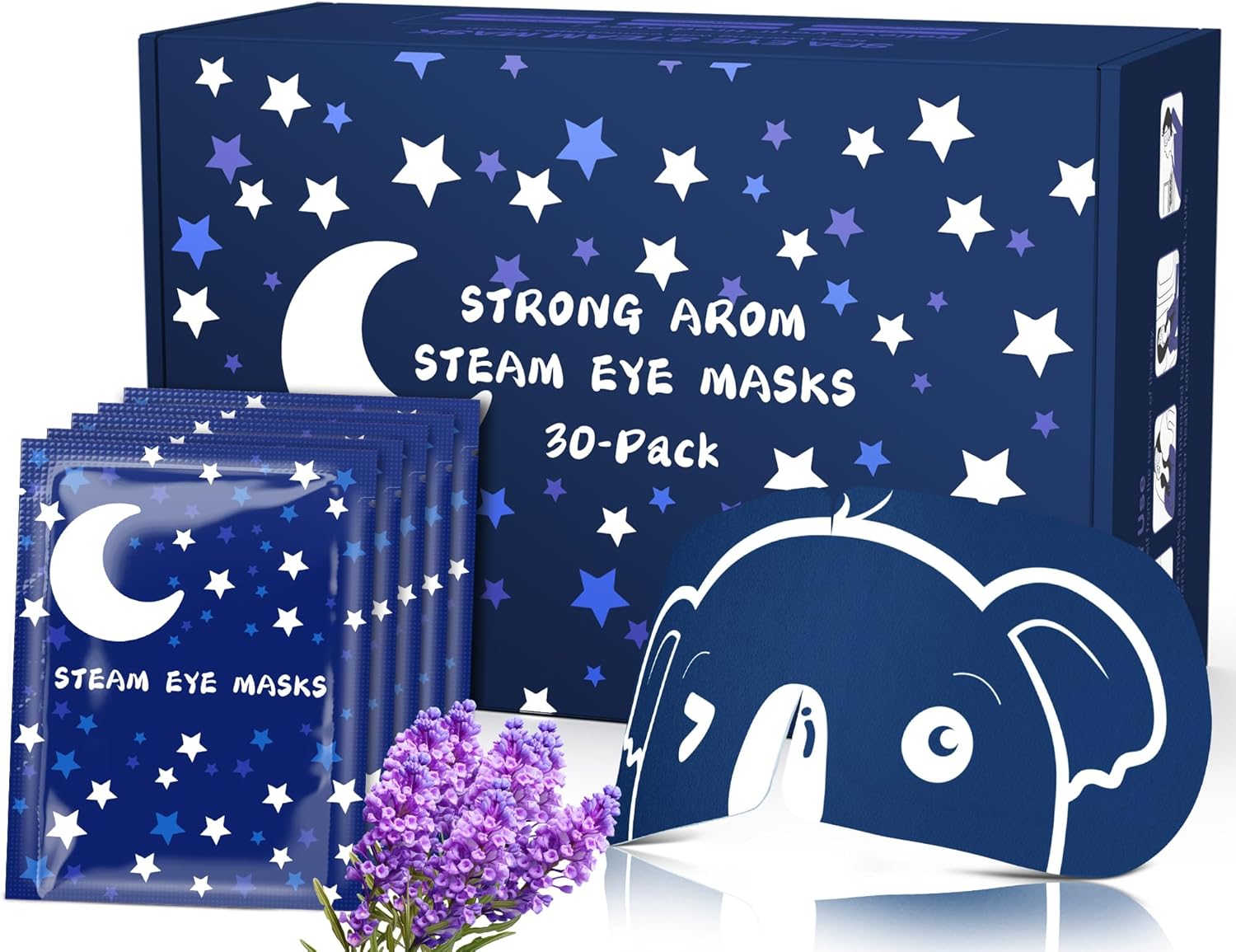 ProCIV Steam Eye Mask 30 Pcs Warming Eye Mask Self Heated Eye Mask Strong Aroma...