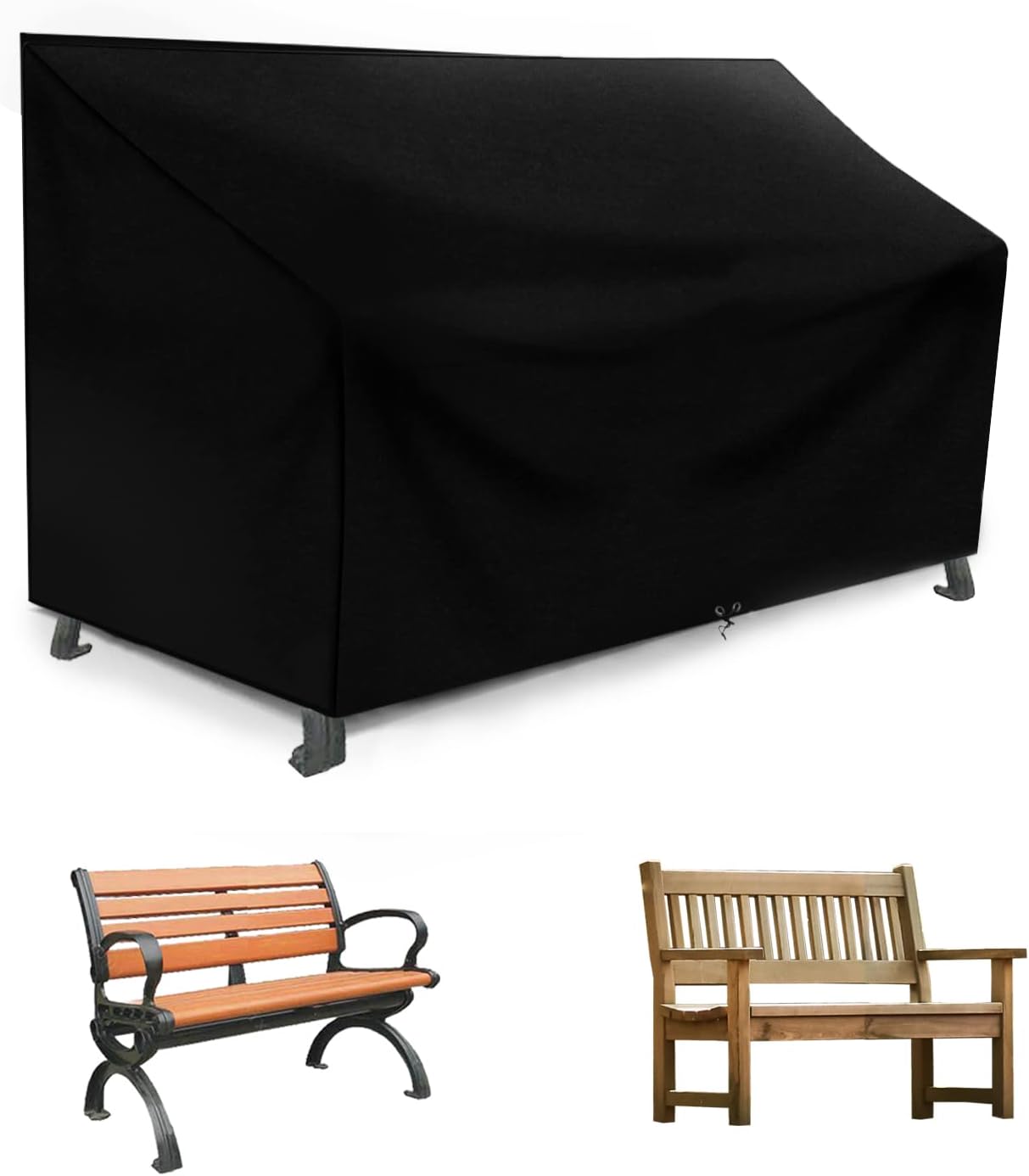 RICHIE Garden Bench Covers, Special Waterproof Outdoor Patio Bench Seat Cover, I...