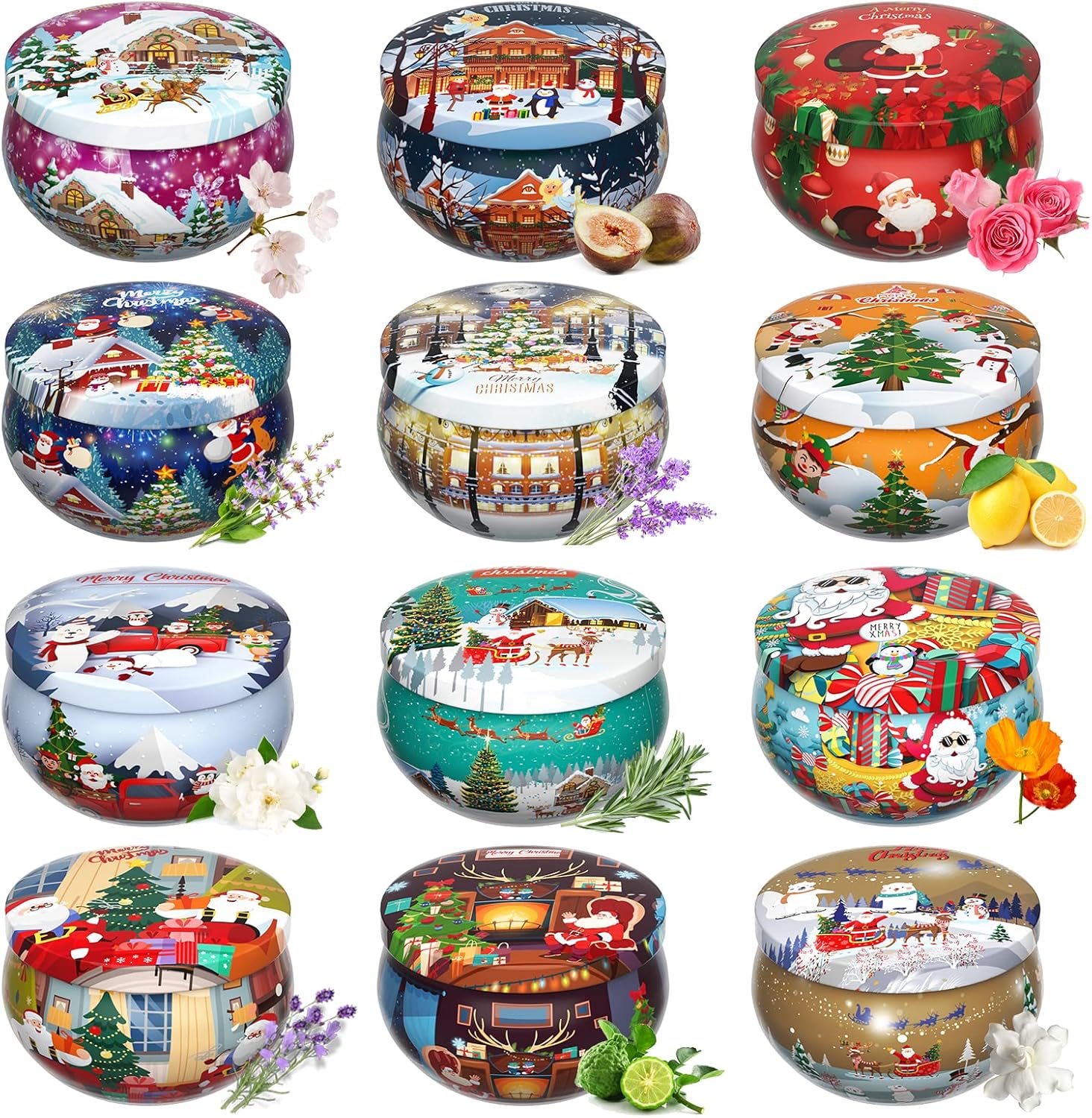 Primevolve Christmas Candles, Special Candle Gift Set for Women, High-Quality Na...