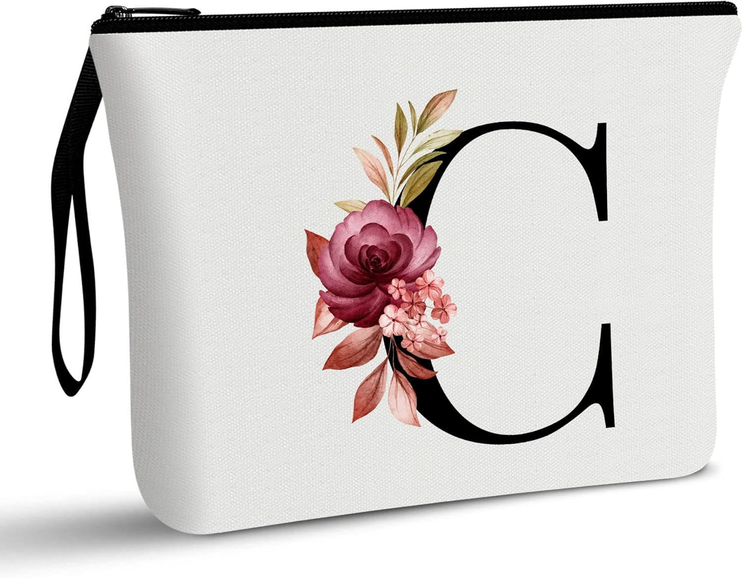 A-Z Personalized Makeup Bag, Special Birthday Gift for Women & Mom, Unique Gifts...