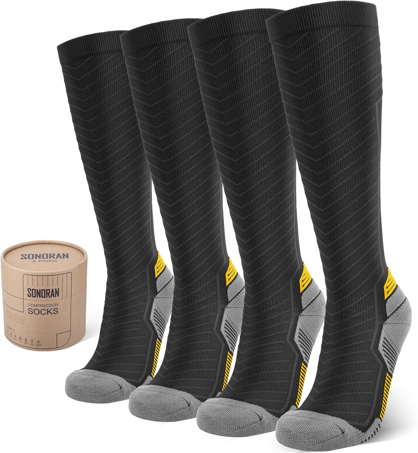 SONORAN Compression Socks, Special Socks for Women Men 20-30 mmHg, Unique Flight...