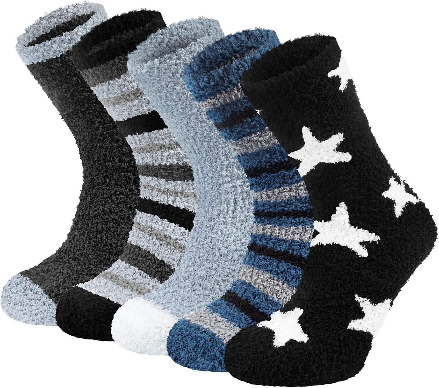 Special Chalier Cozy Mens Socks, Warm Winter Thermal Slipper Socks, Innovative P...
