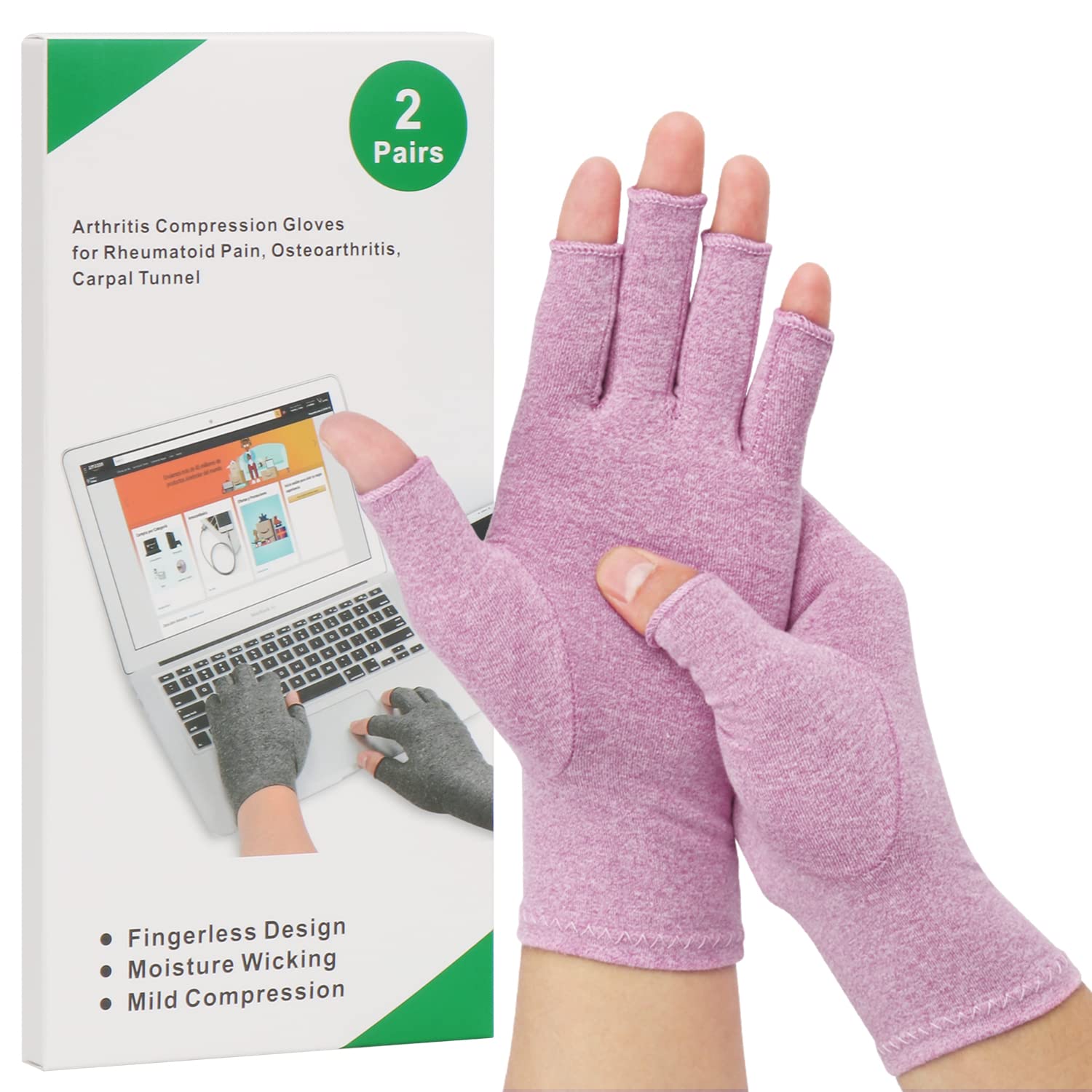 Compression Gloves, Unique Arthritis Gloves for Alleviate Rheumatoid Osteoarthri...