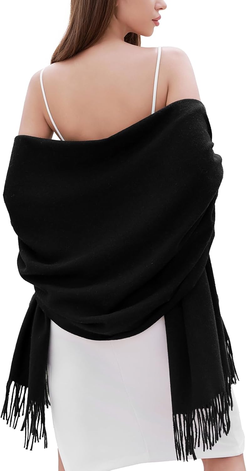 RIIQIICHY Scarves, Special Pashmina Shawls and Wraps for Women, Unique Wedding S...
