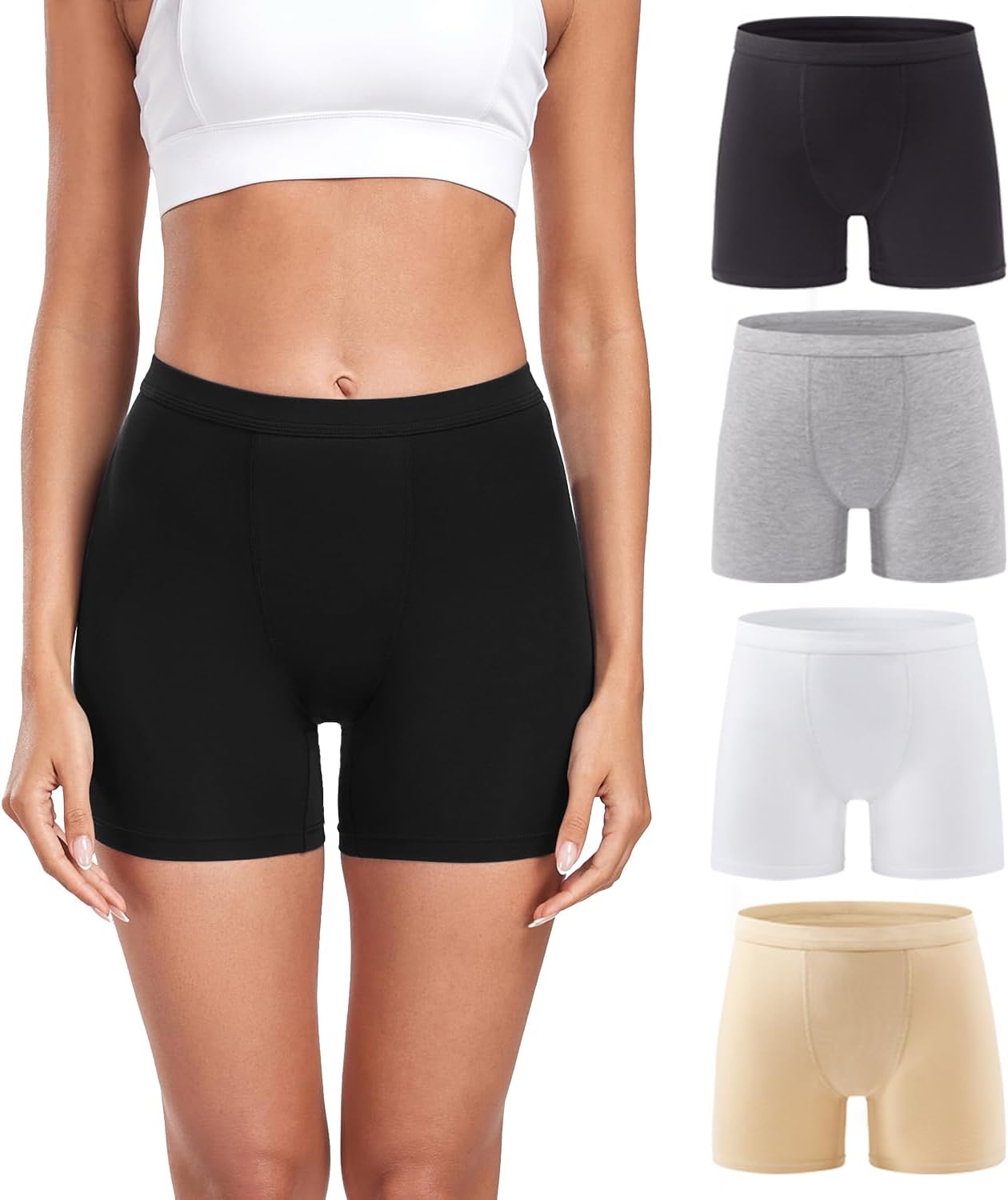 wirarpa Women's Boxer Briefs, Ultra Soft Special Boyshort Panties, Affordable La...
