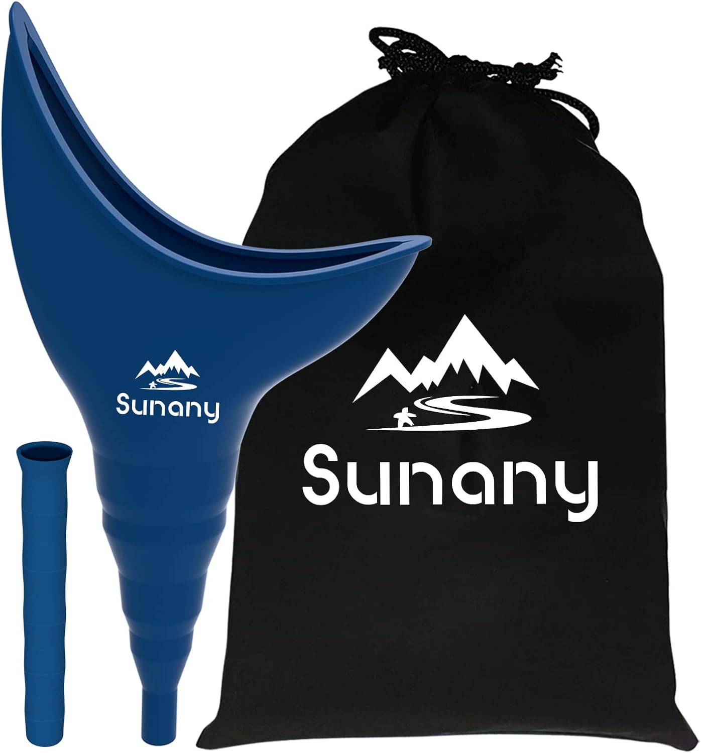 Sunany Female Urination Device,Reusable Silicone Female Urinal Foolproof Women P...