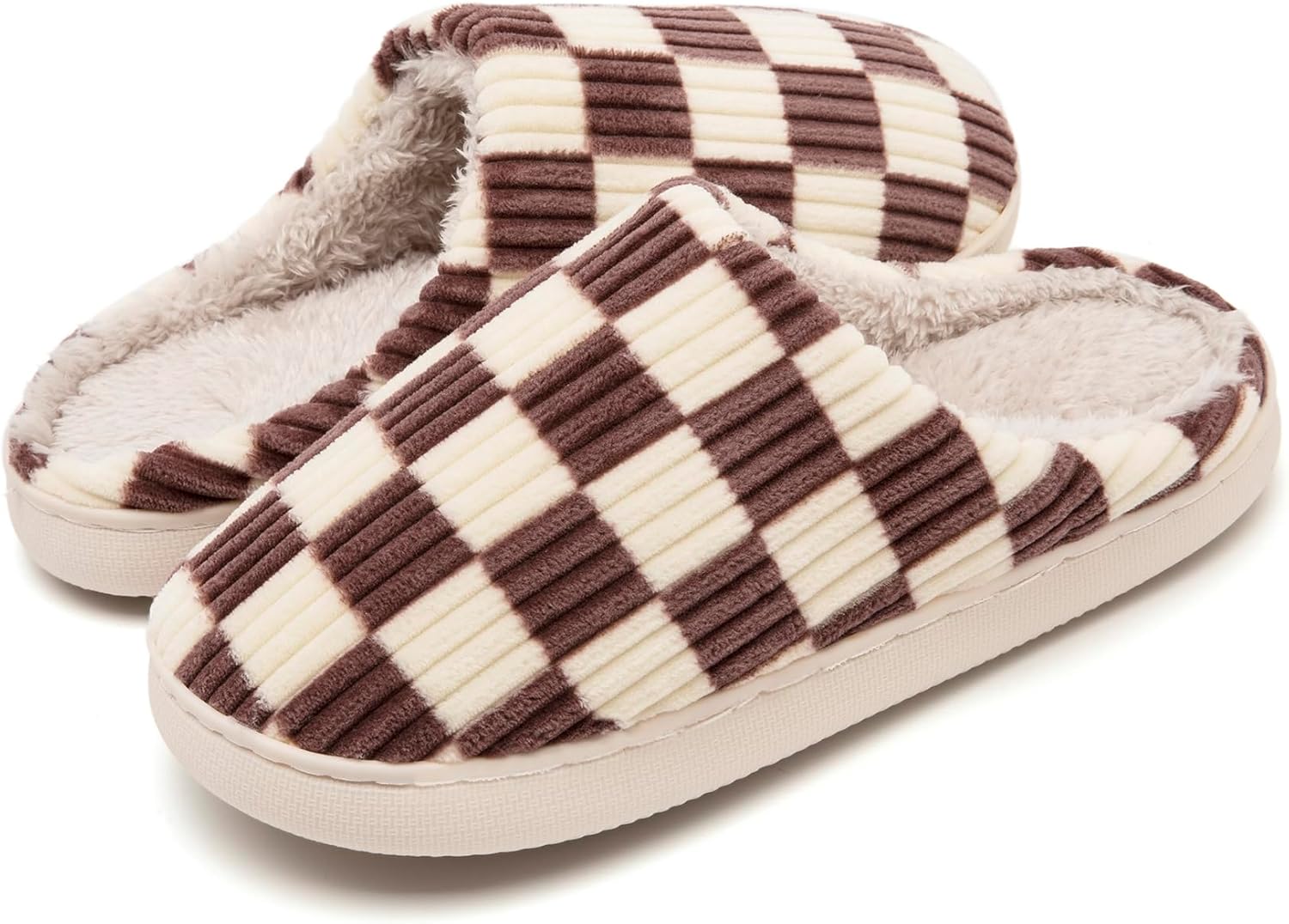 Guyarns Slippers, Special Fuzzy Ladies Memory Foam Slippers, Comfortable Slip On...