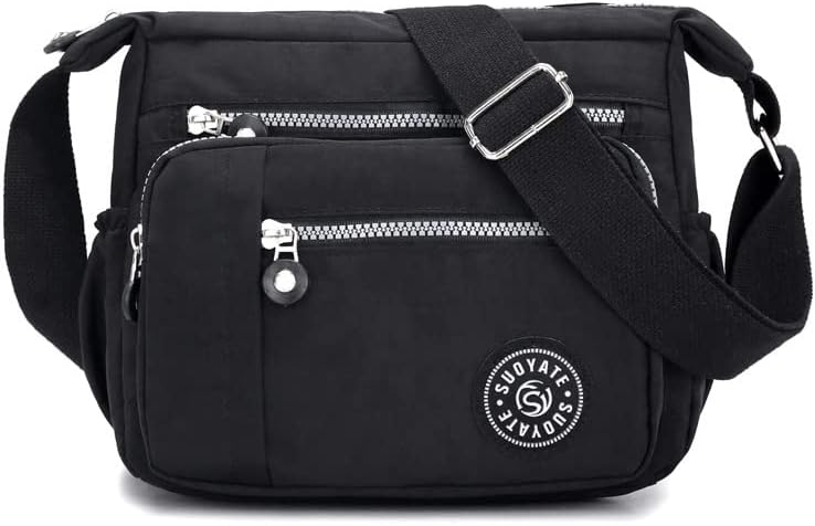 Milky Way Womens Nylon Crossbody Bag, Exceptional Shoulder Tote With Waterproof...