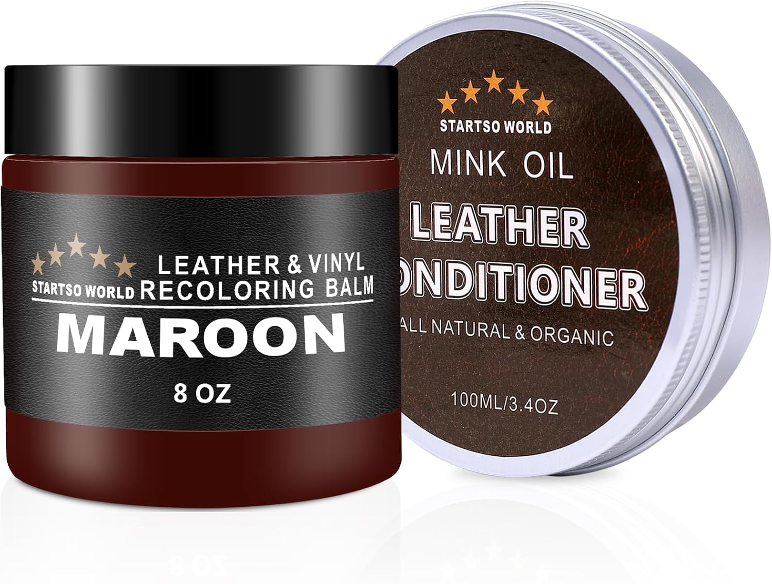 STARTSO WORLD Leather Recolouring Balm, Special Leather Condition, Innovative Le...