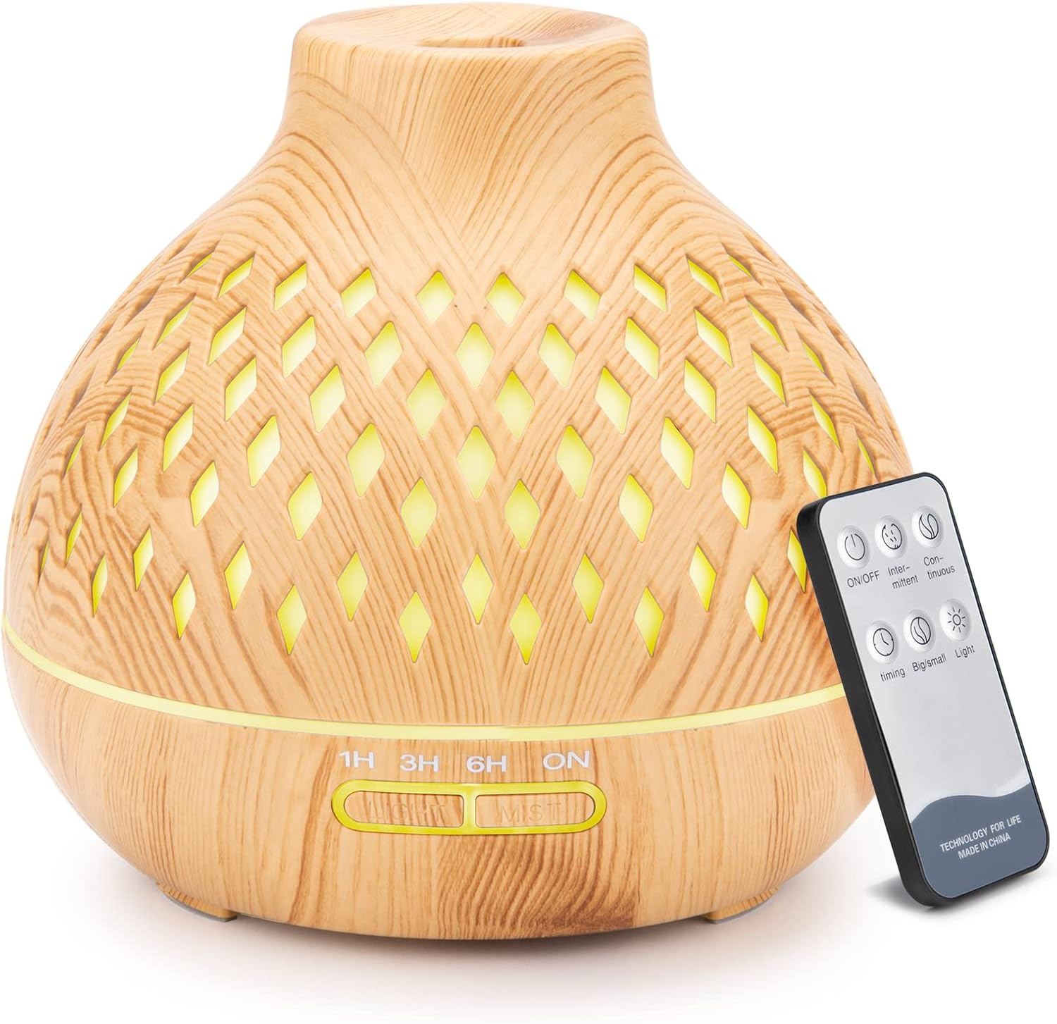 400ML Electric Ultrasonic Air Humidifier, Remote Control , Aromatherapy Diffuser...
