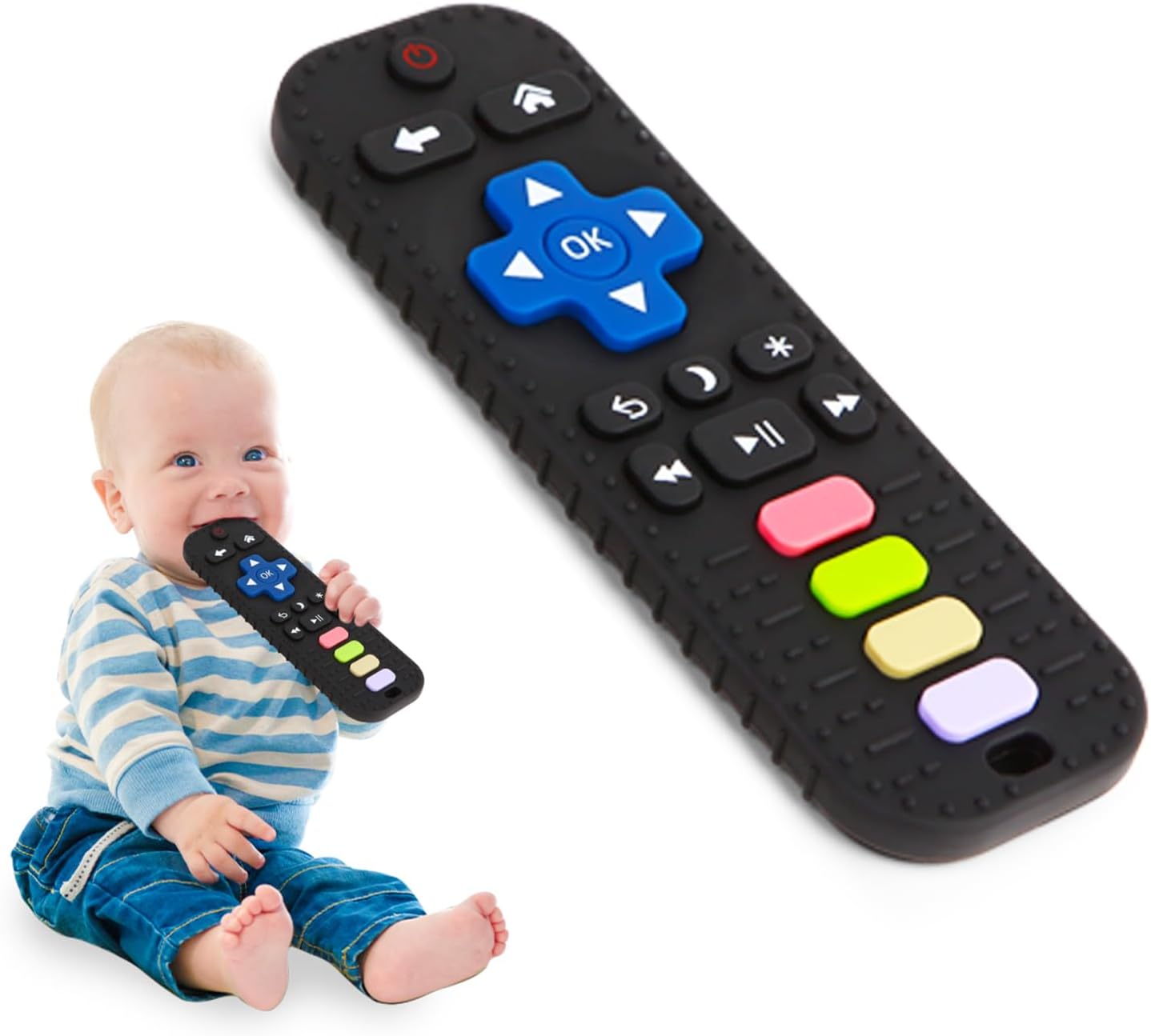 Hooku Silicone Teethers for Babies 0-6 Months, Teething Toys for Babies 6-12 Mon...