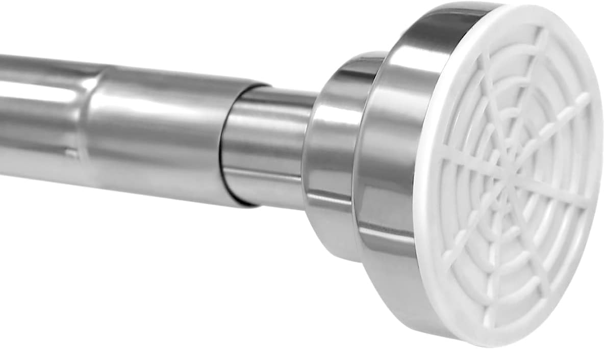EC Breath Extendable Shower Curtain Pole, Special Telescopic Tension Rod 105-170...
