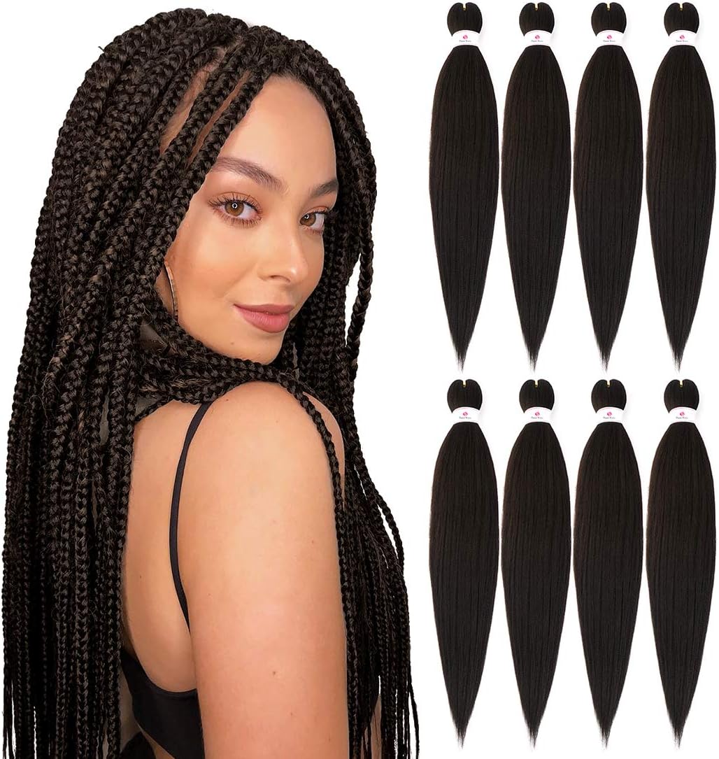 Beyond Beauty EZ Braid, Unique Pre Stretched Braiding Hair, Professional Hair Ya...