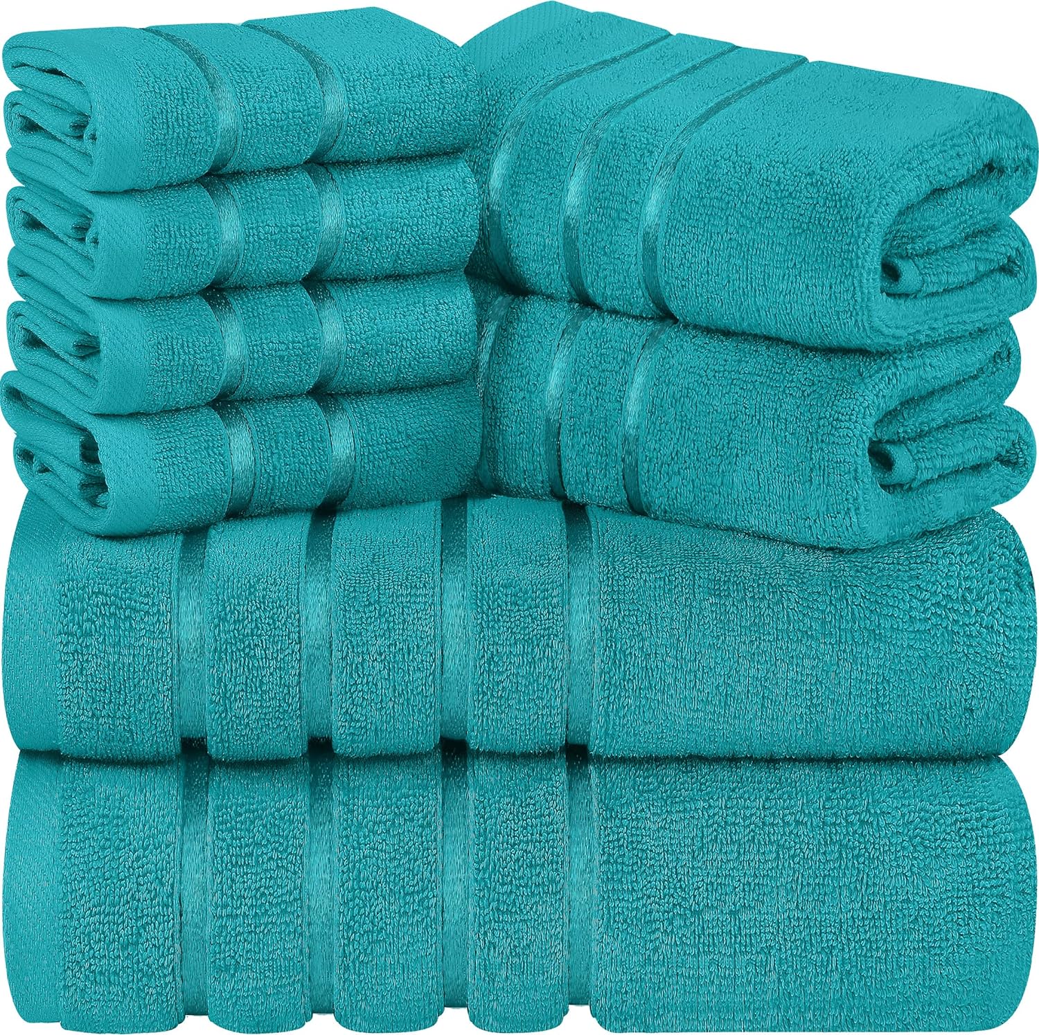 Luxury Utopia Towels, Special 8-Piece Towel Set, Premium Bath Towels with 97% Ri...